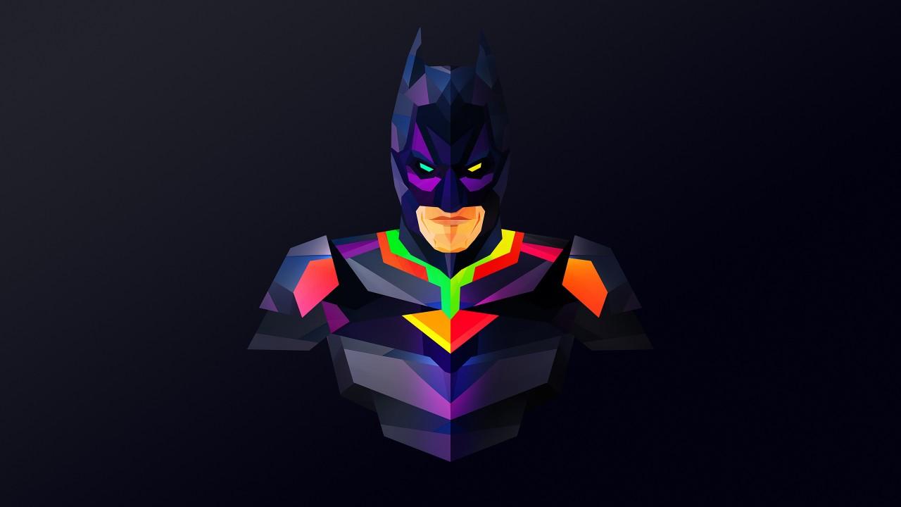 Colorful Batman Art Shades 4K HD The Batman Wallpapers, HD Wallpapers