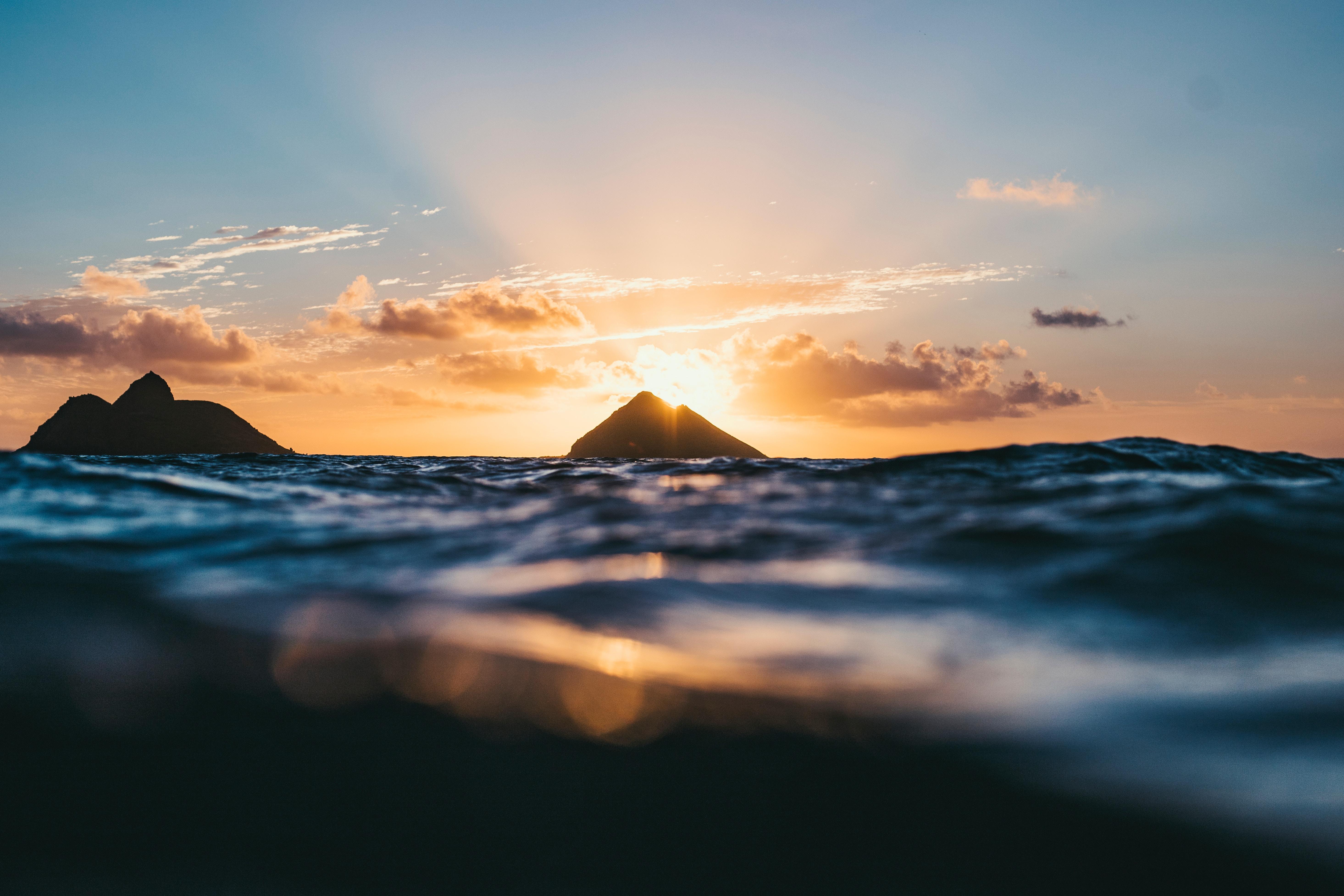5861x3907 #hd background, #light, #sunrise, #lanikai