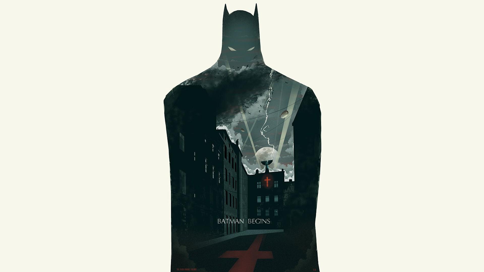 Horror movies bat Batman Begins fan art Bruce Wayne wallpaper