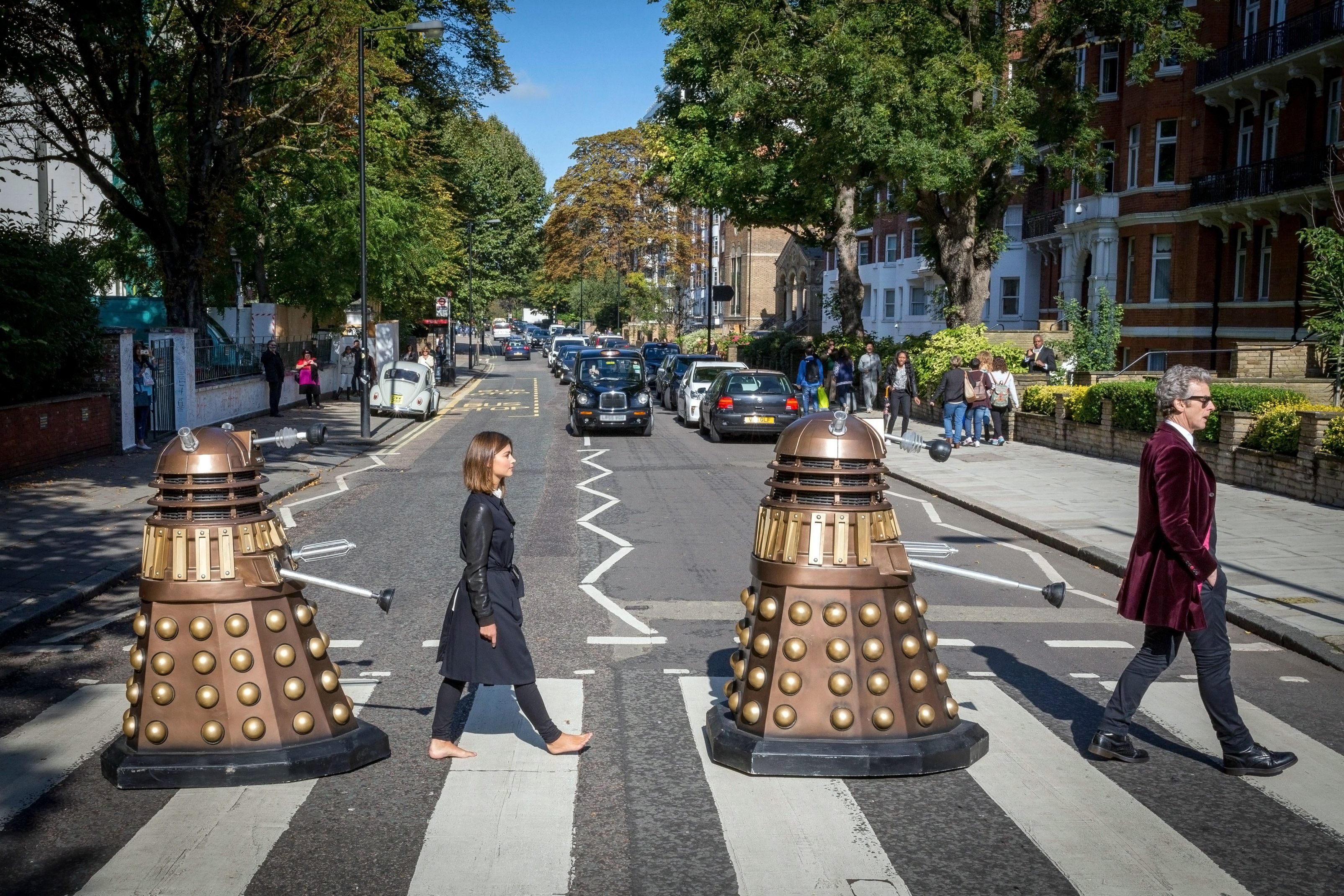 Doctor Who Meets Abbey Road HD wallpaper