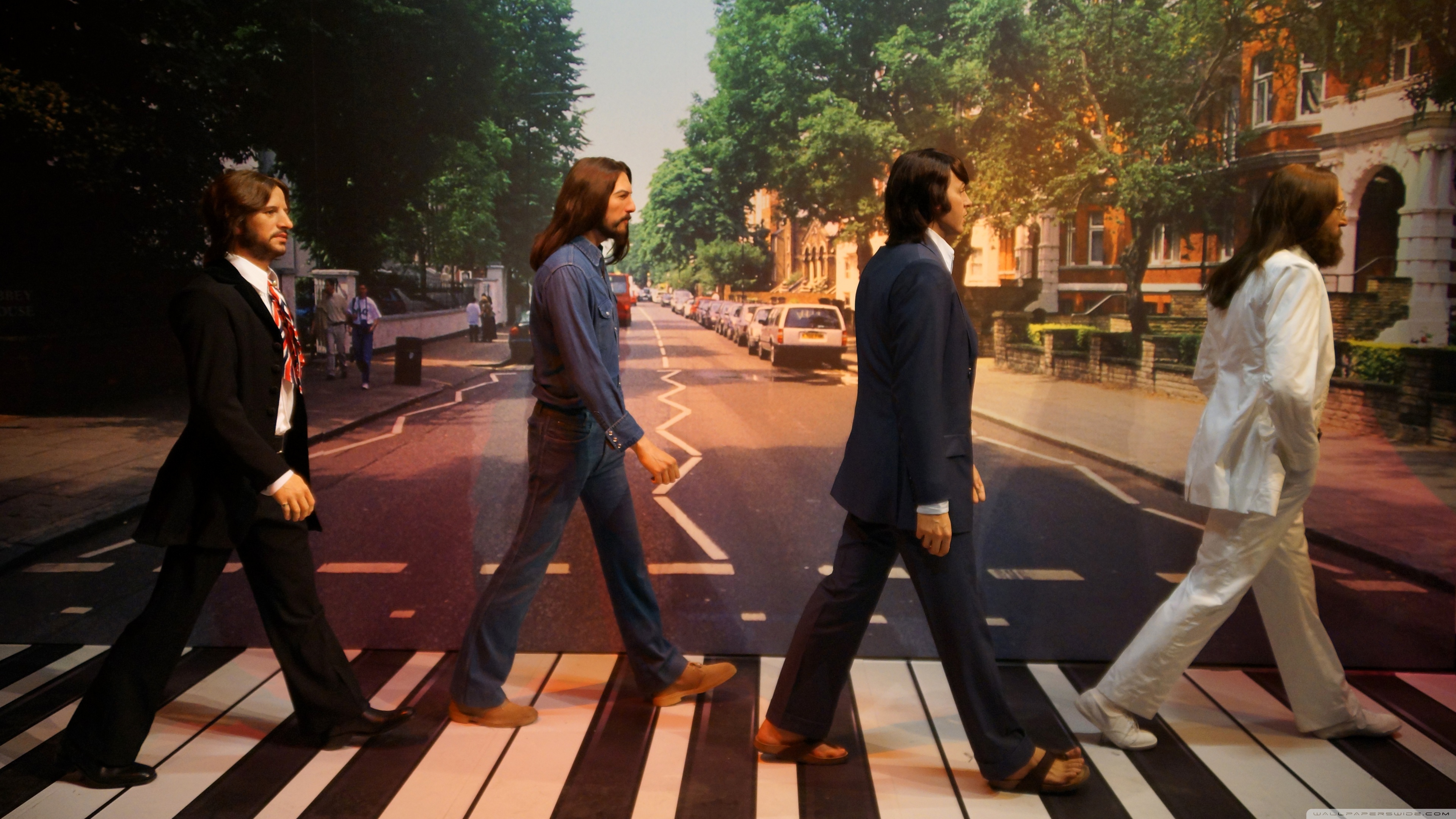 The Beatles Road Tussaud ❤ 4K HD Desktop Wallpaper