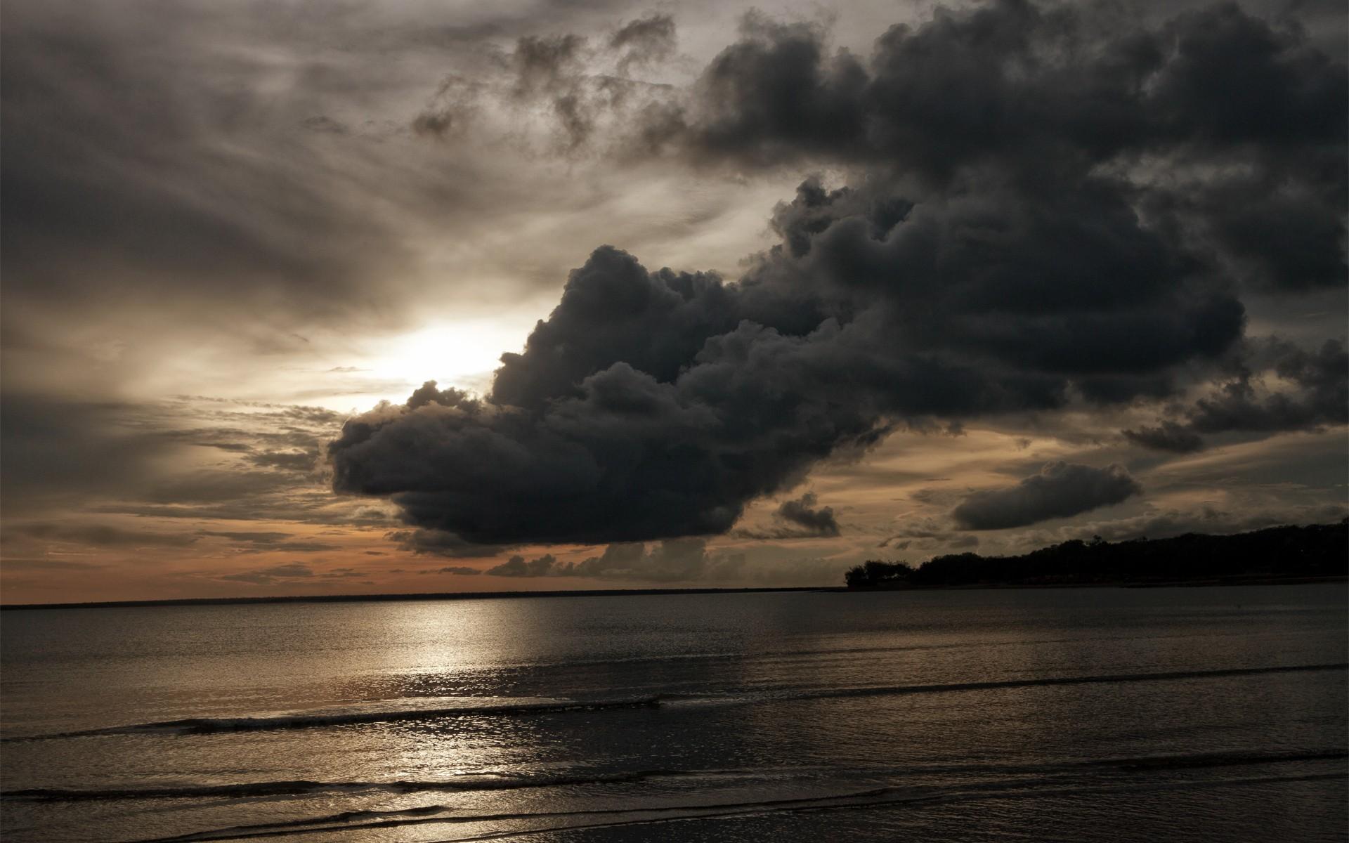 Sunset, View, Sunrise, ocean, HD Nature Wallpaper Clouds, View, High