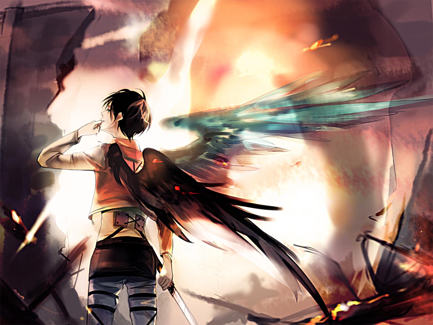 Eren Jaeger (Eren Yeager) on Titan Anime Image Board