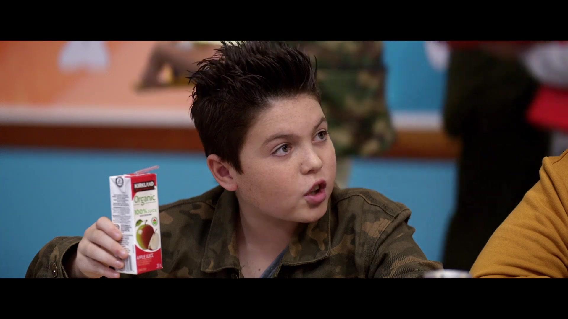 Kirkland Signature Apple Juice Held by Brady Noon in Good Boys 2019