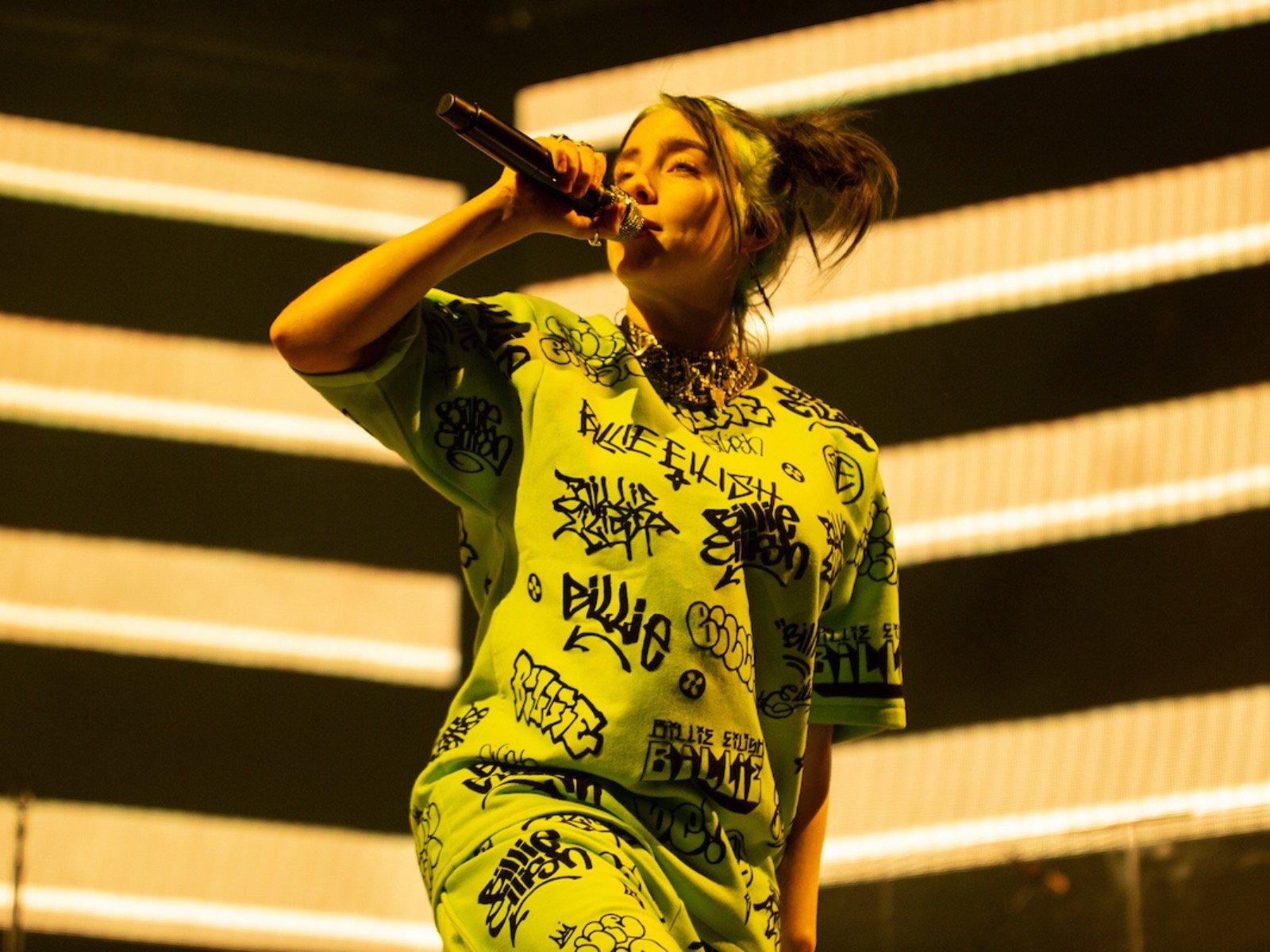 Sickness couldn't stop rising star Billie Eilish from stunning at