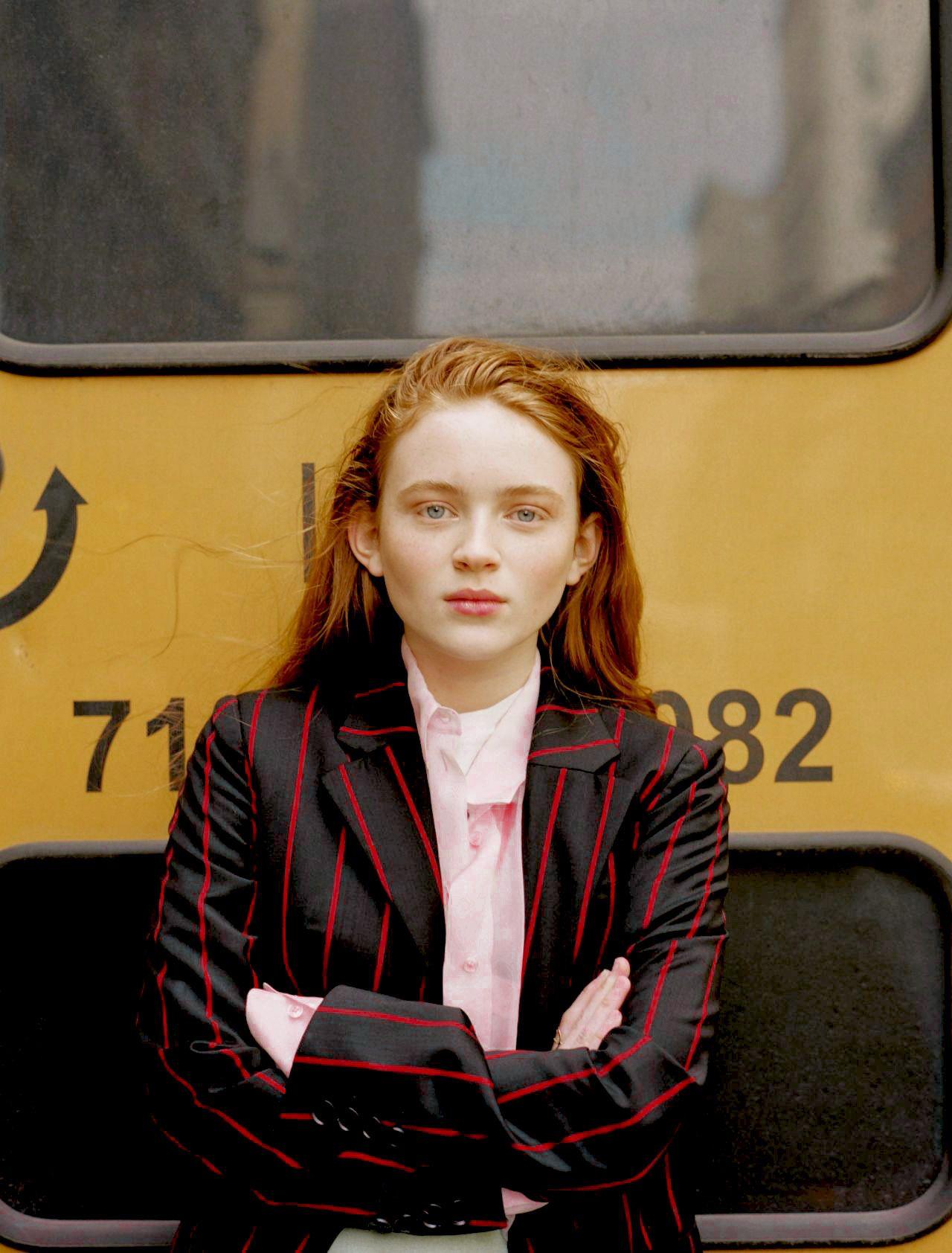 thequeensofbeauty: “Sadie Sink for Interview Magazine, November 2017
