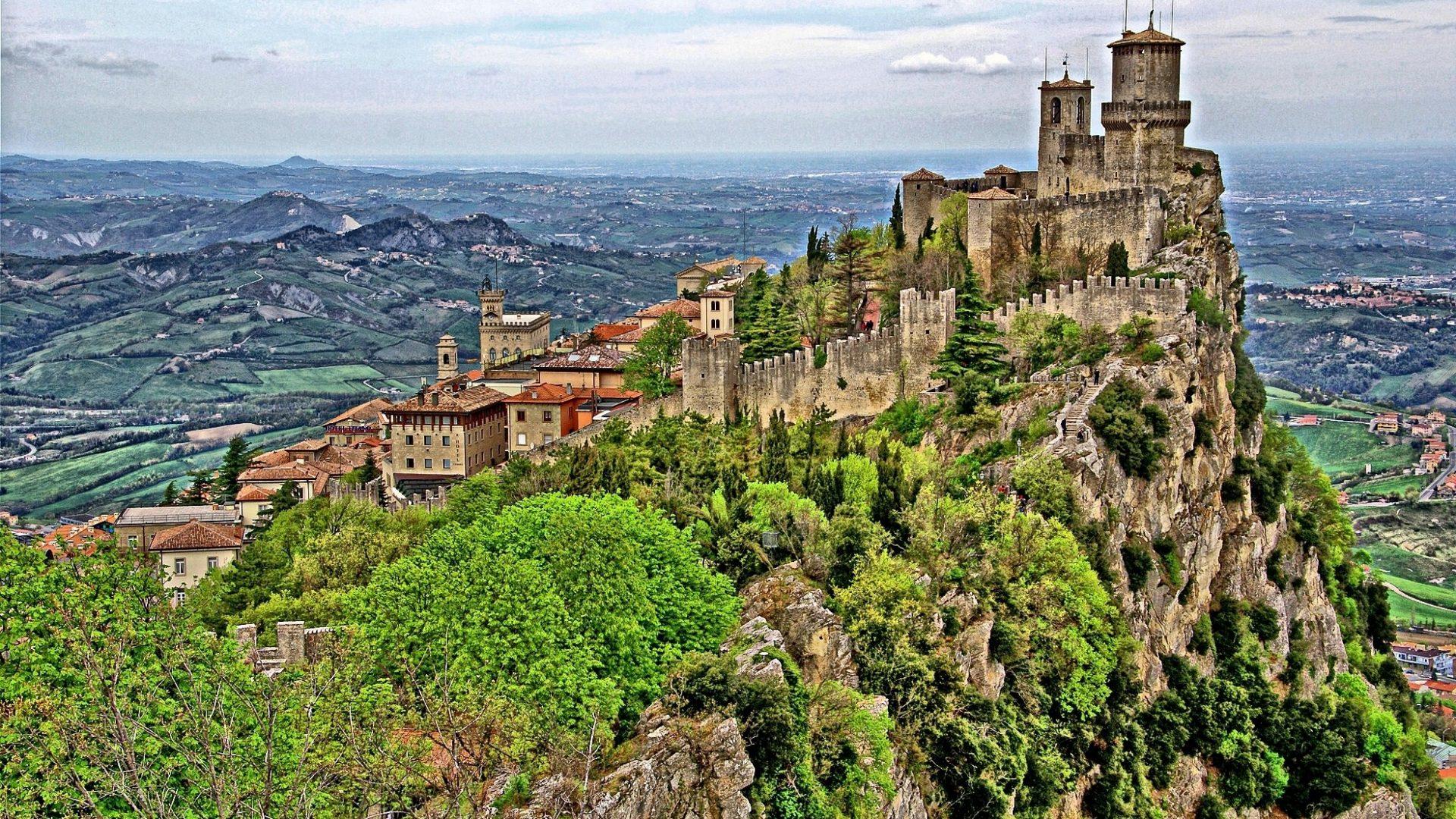 Panorama Tag wallpaper: Republic San Marino Hills Medieval