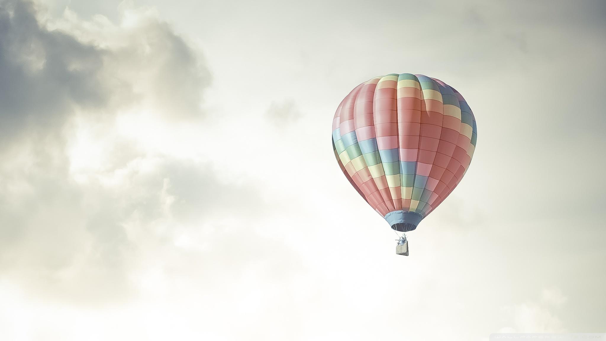 Colorful Hot Air Balloon In The Sky ❤ 4K HD Desktop Wallpaper
