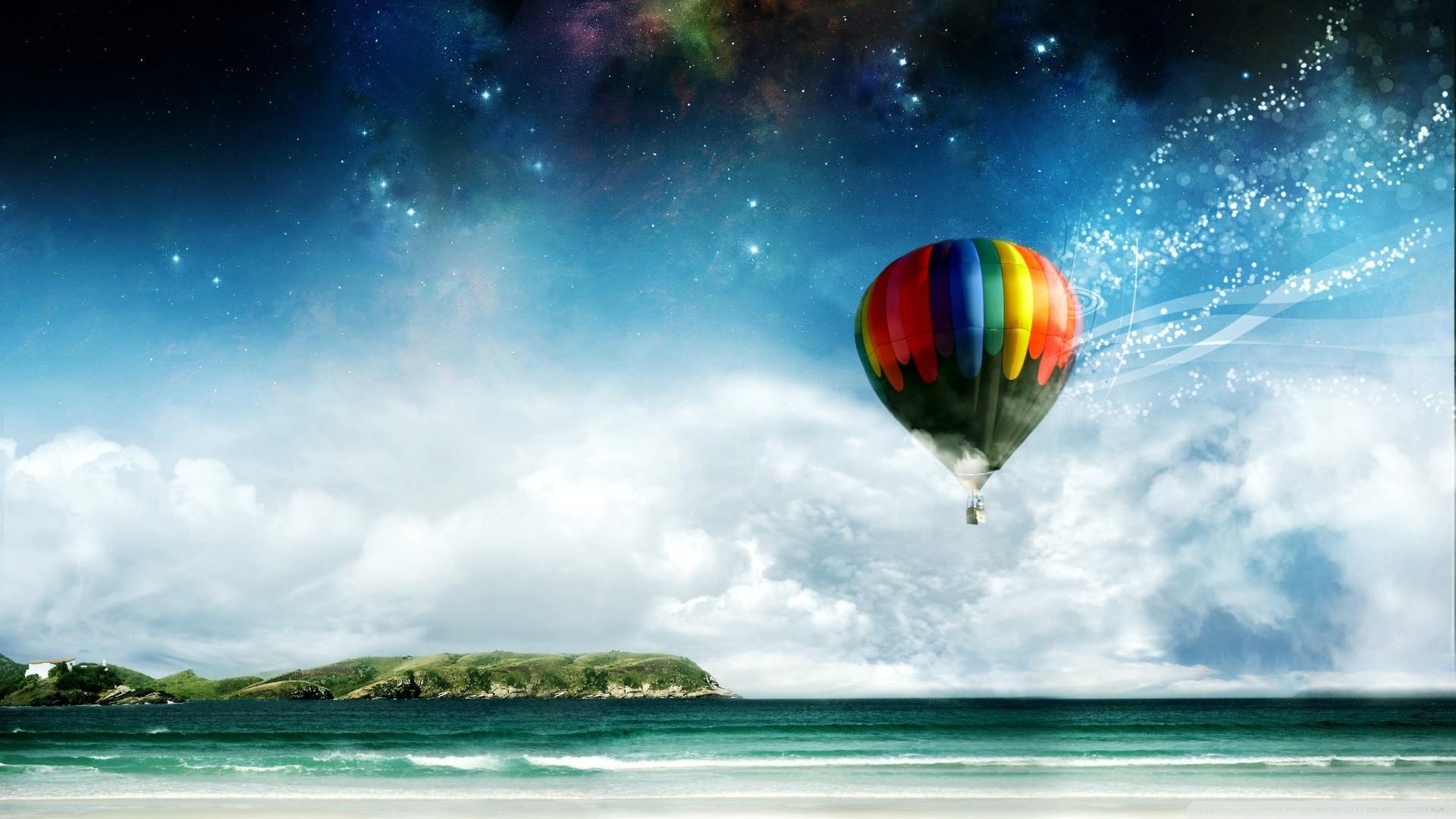 Colorful Hot Air Balloons Wallpaper