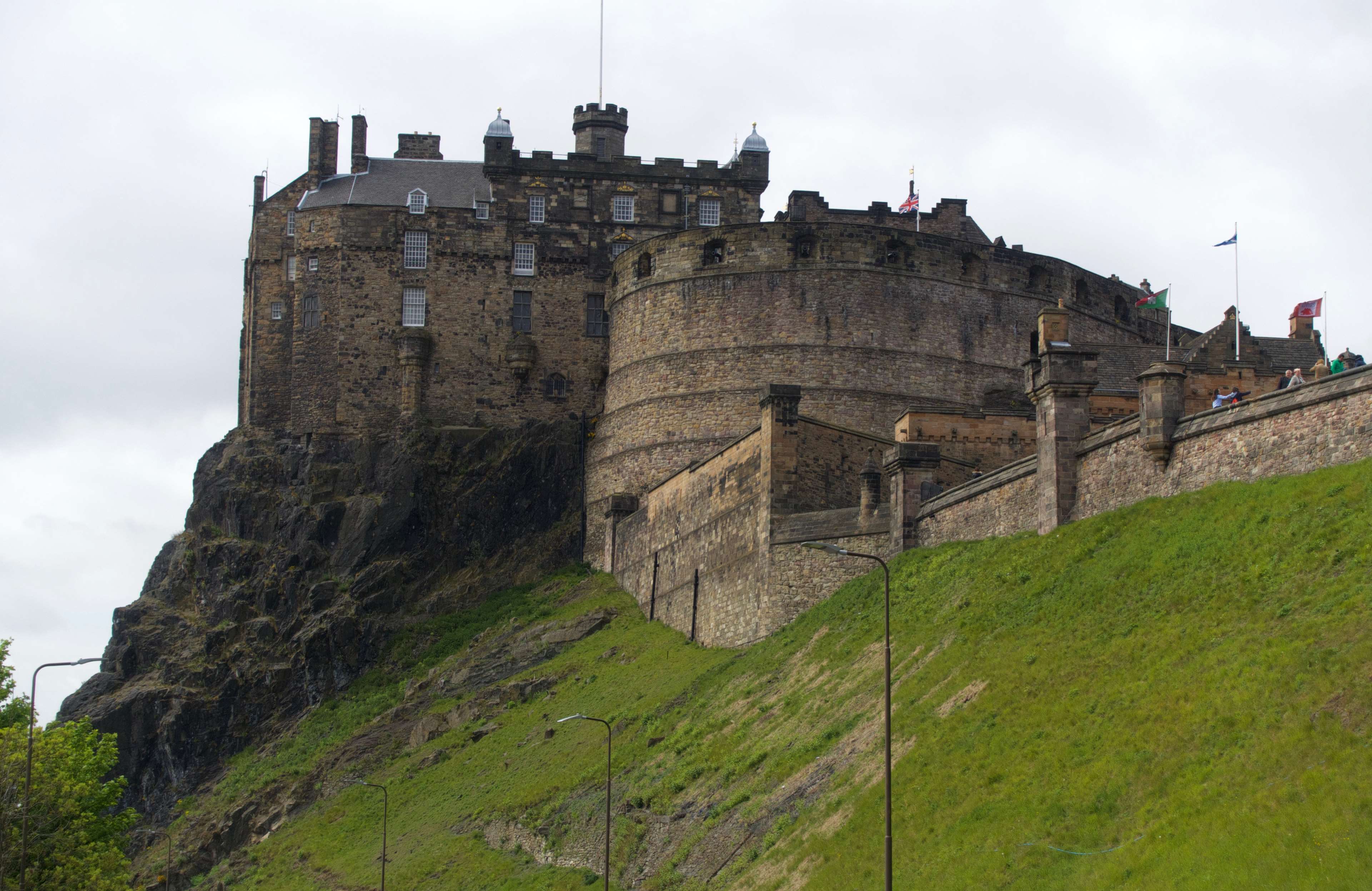 castle, edinburgh, edinburgh castle, scotland 4k wallpaper