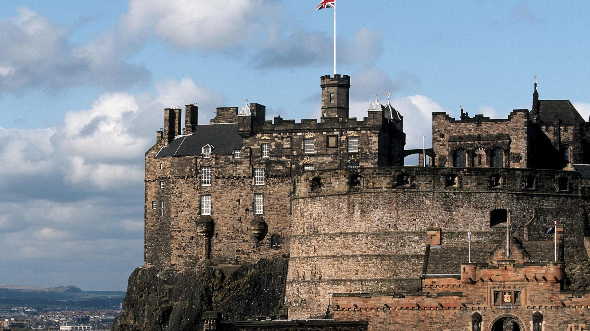 Full HD Wallpaper edinburgh castle scotland old city, Desktop Background HD 1080p