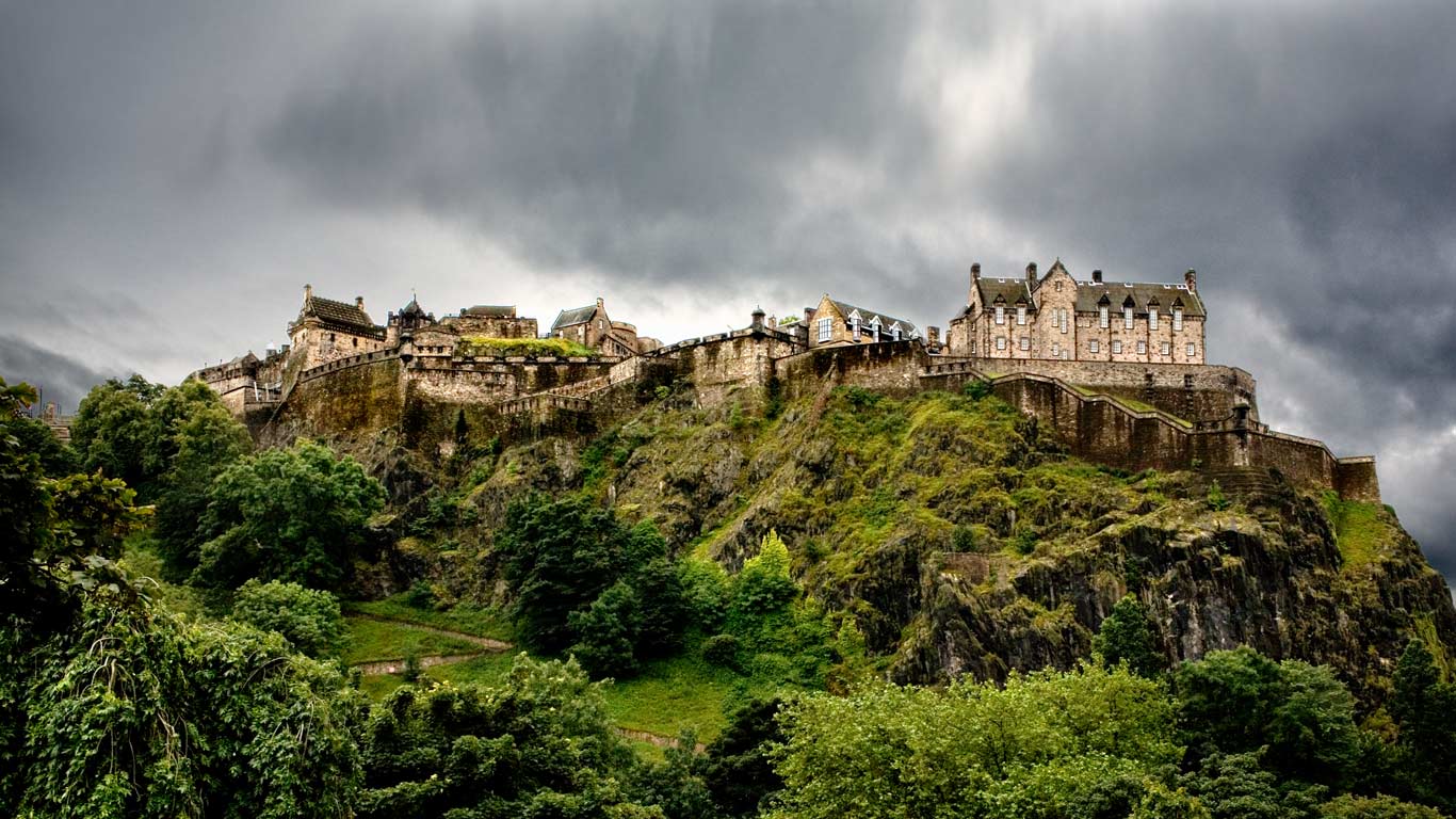 Edinburgh Castle, Scotland wallpaper