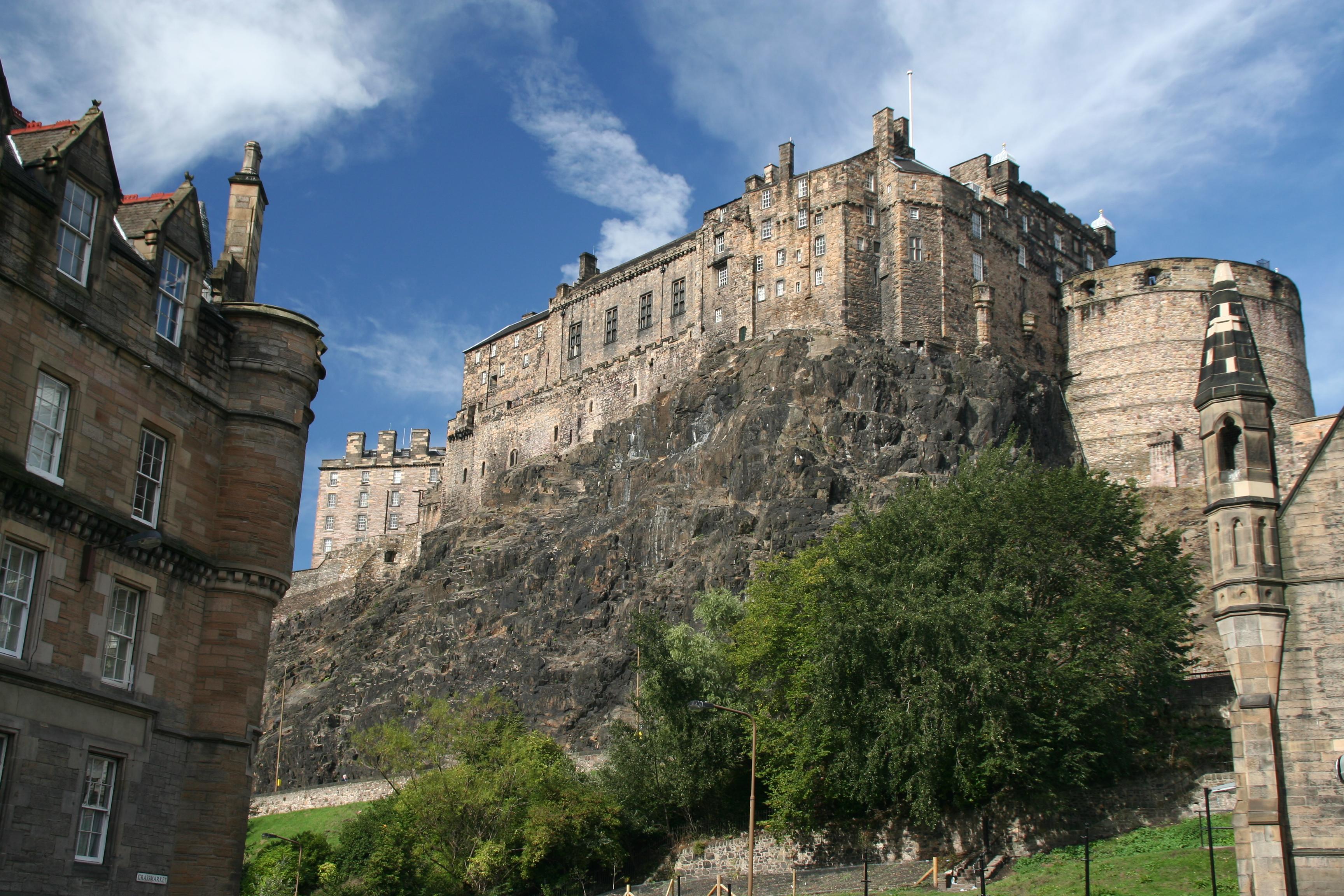 Wallpaper Edinburgh Scotland Castles Cities 3456x2304
