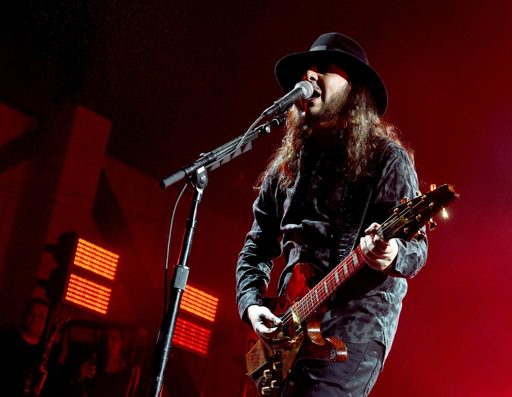 Daron Malakian in System Of A Down Performs At Glen Helen