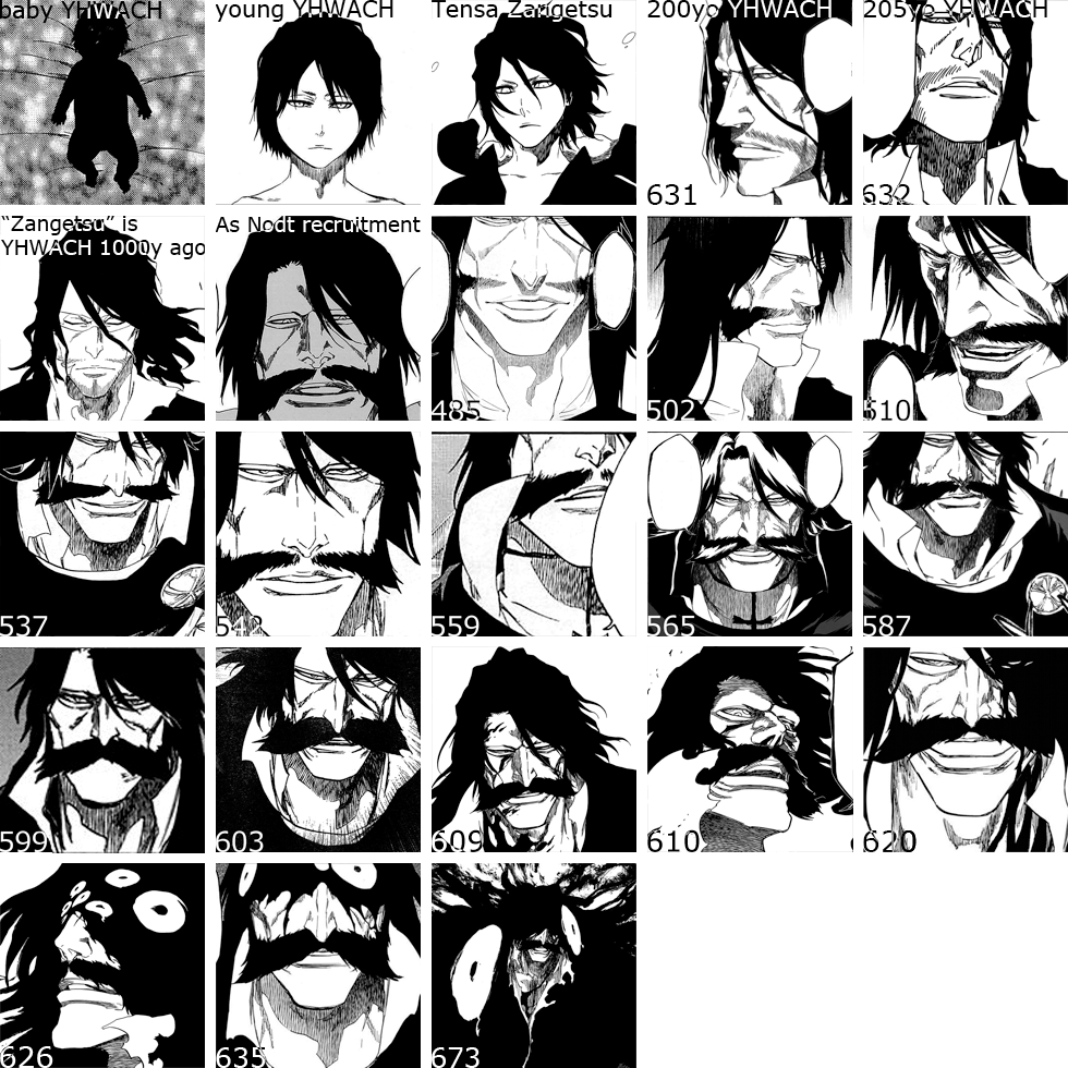 Yhwach > Old Man Zangetsu > Yhwach. bleach. Bleach characters