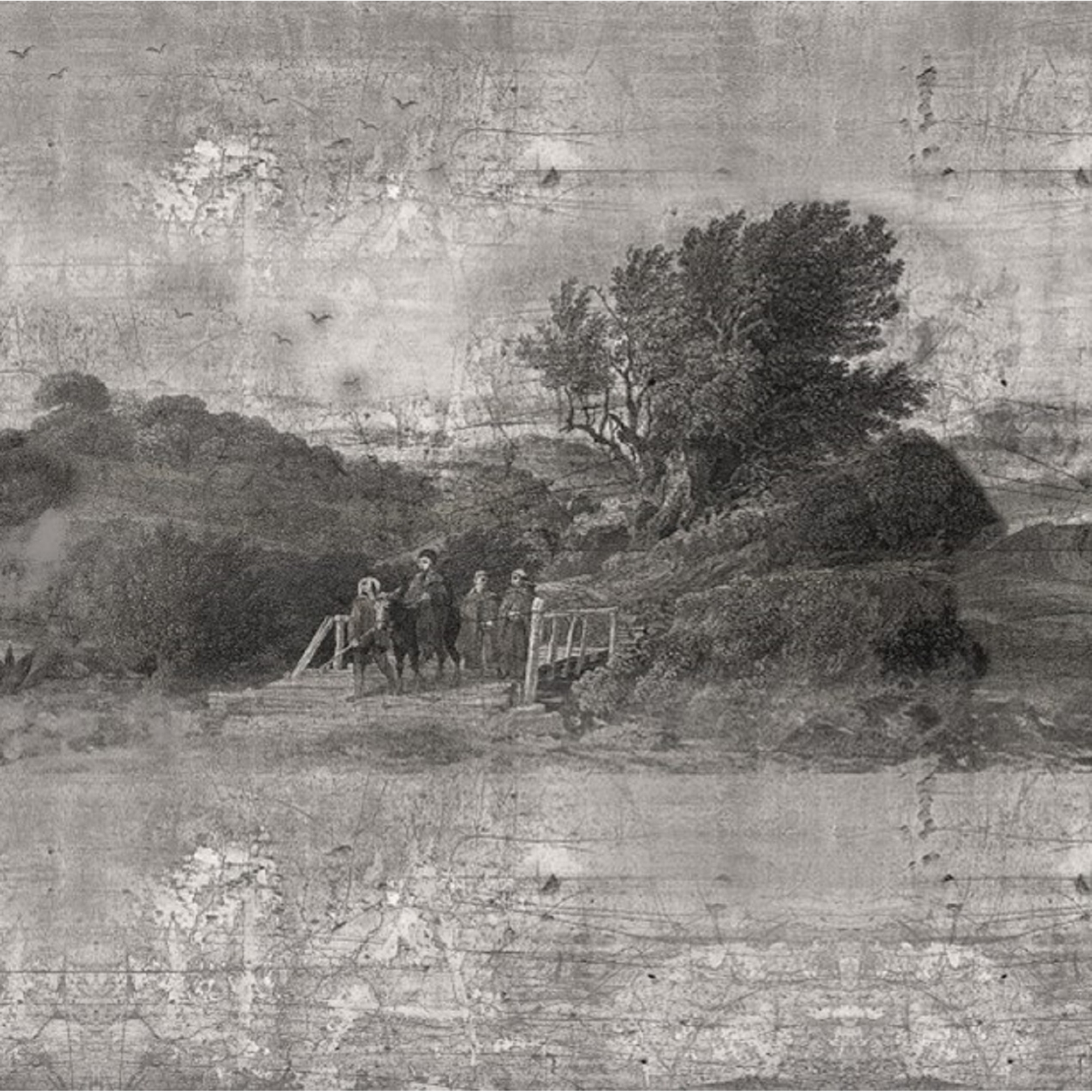 LONDON ART A WALK TO REMEMBER WALLPAPER