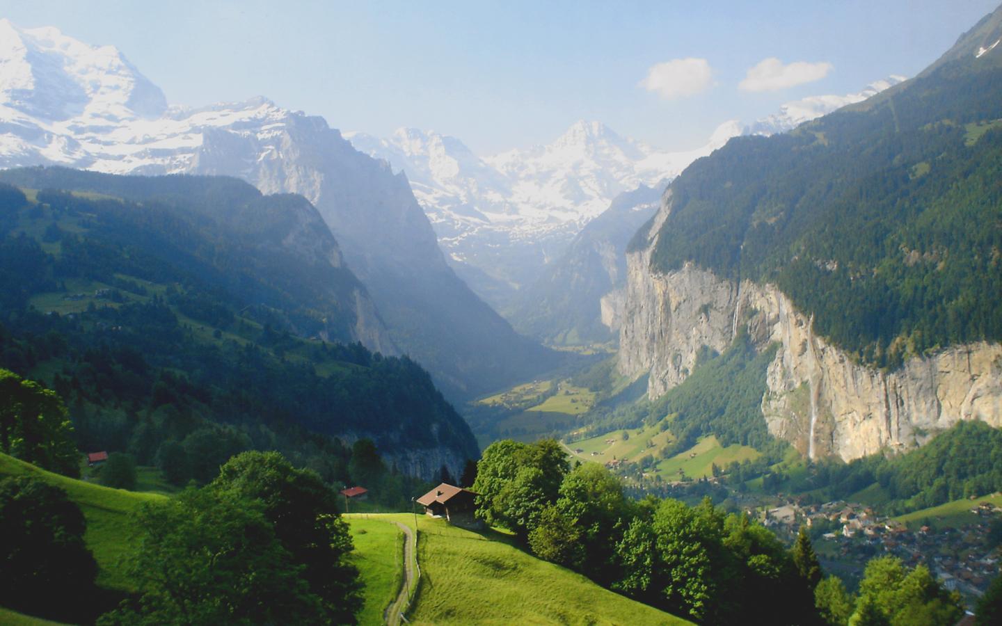 Swiss Landscape Wallpaper