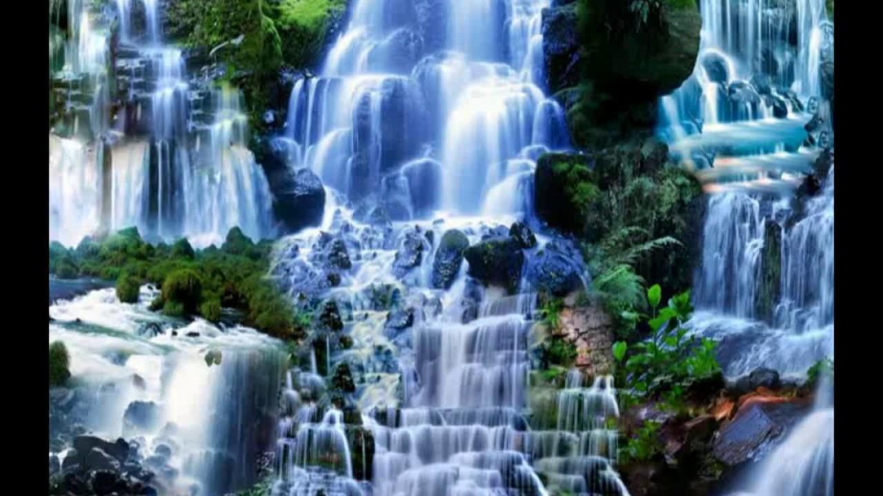 Beautiful Waterfalls Scenery Wallpaper Image