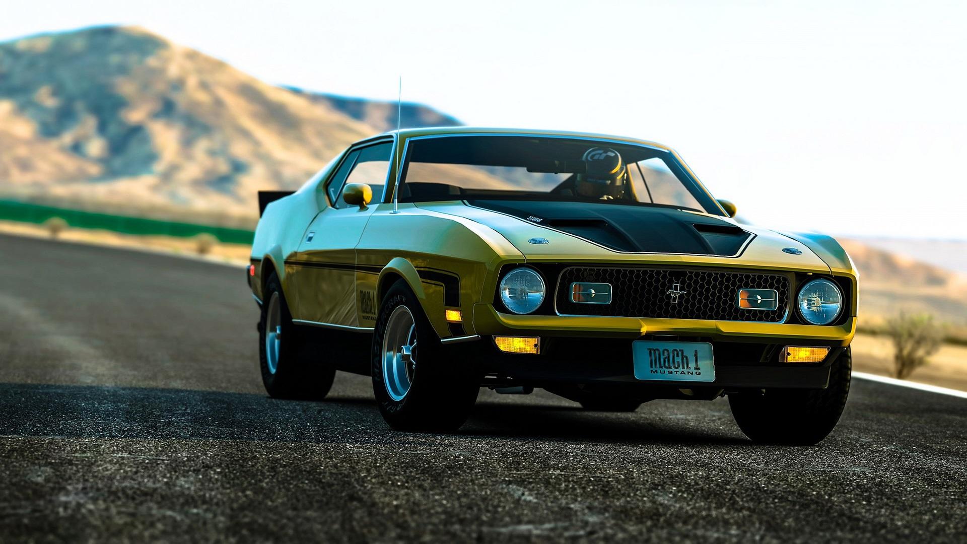Automotive Exterior, Classic Car, Sportscar, Ford Mustang Mach 1