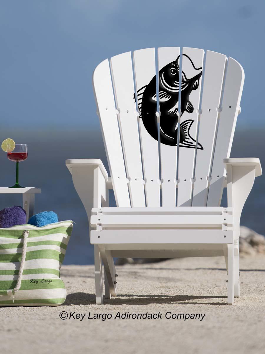 Bass Fish Adirondack Chair