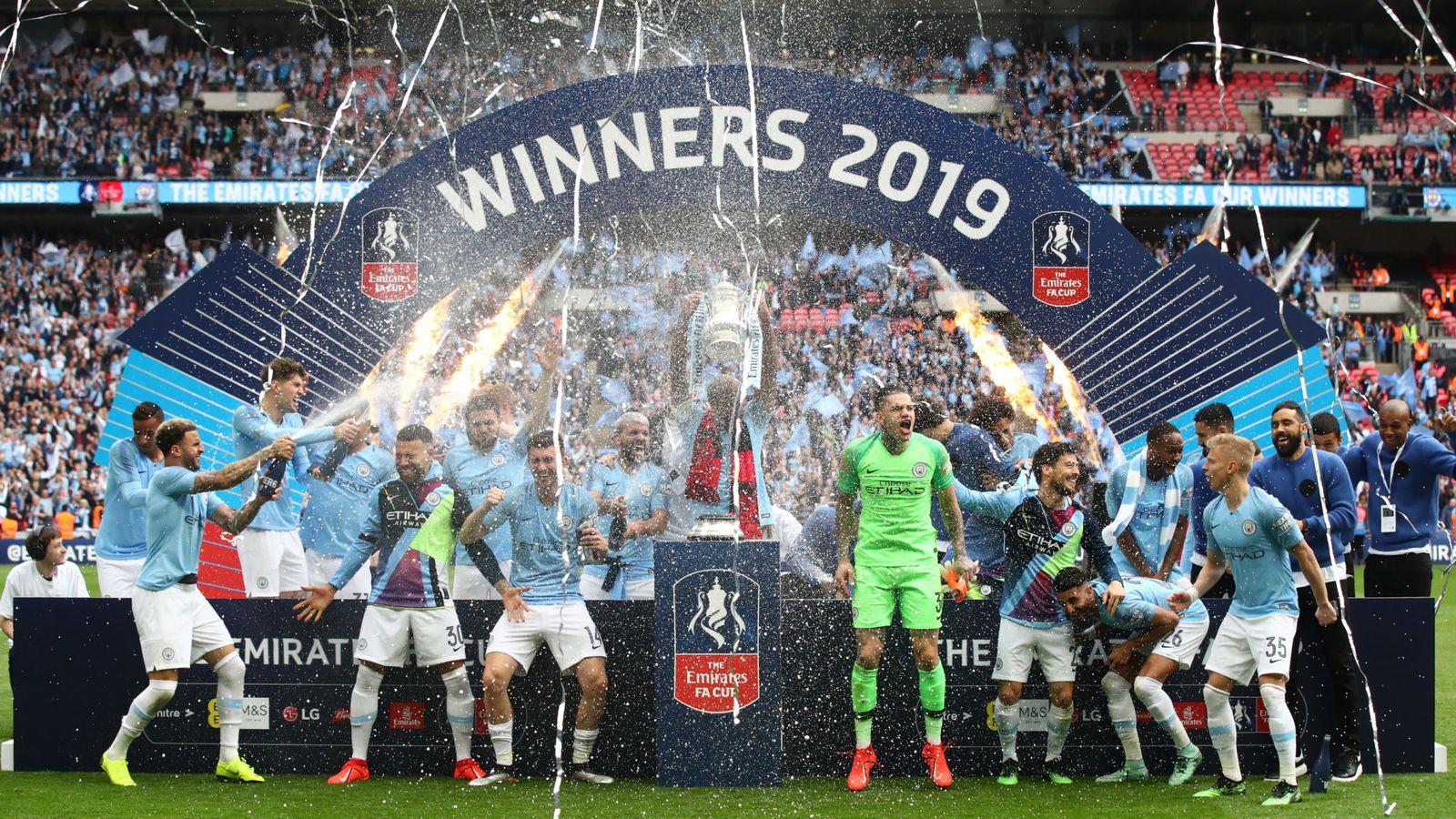 Manchester City win FA Cup to secure historic domestic football