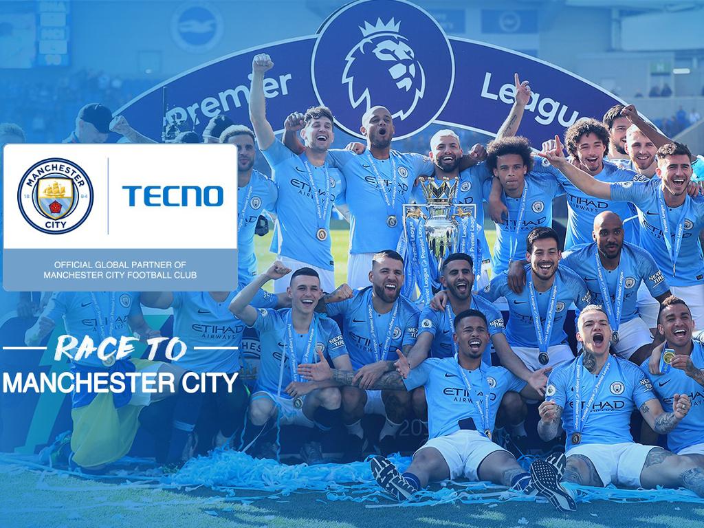 TECNO gives its users to meet the Manchester City football club