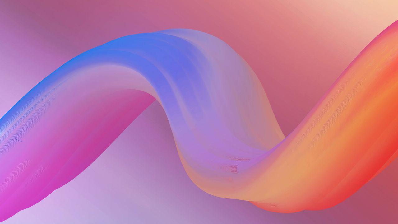 Wallpaper Waves, Colorful, HD, 4K, Abstract