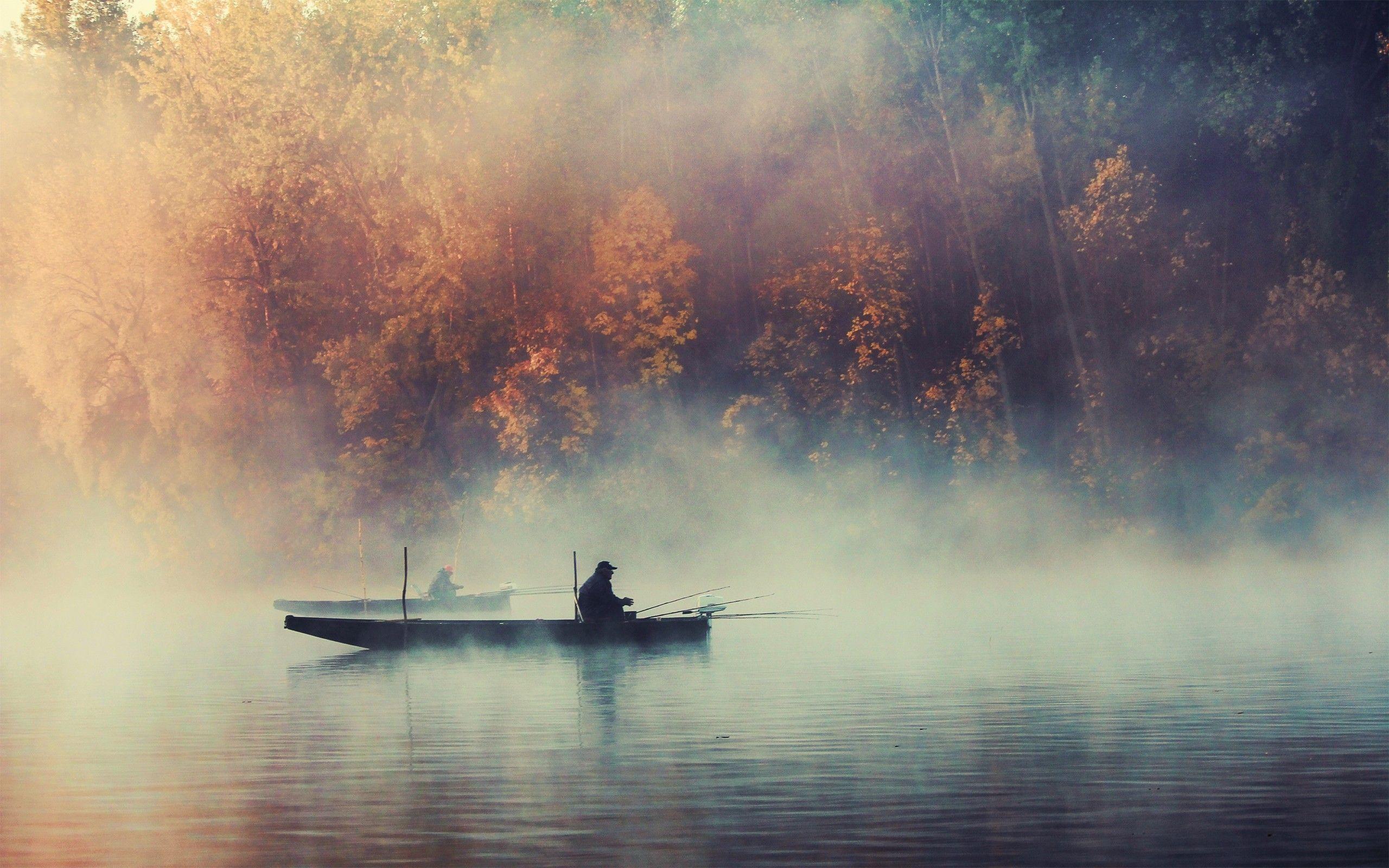 Lake Fishing Wallpaper