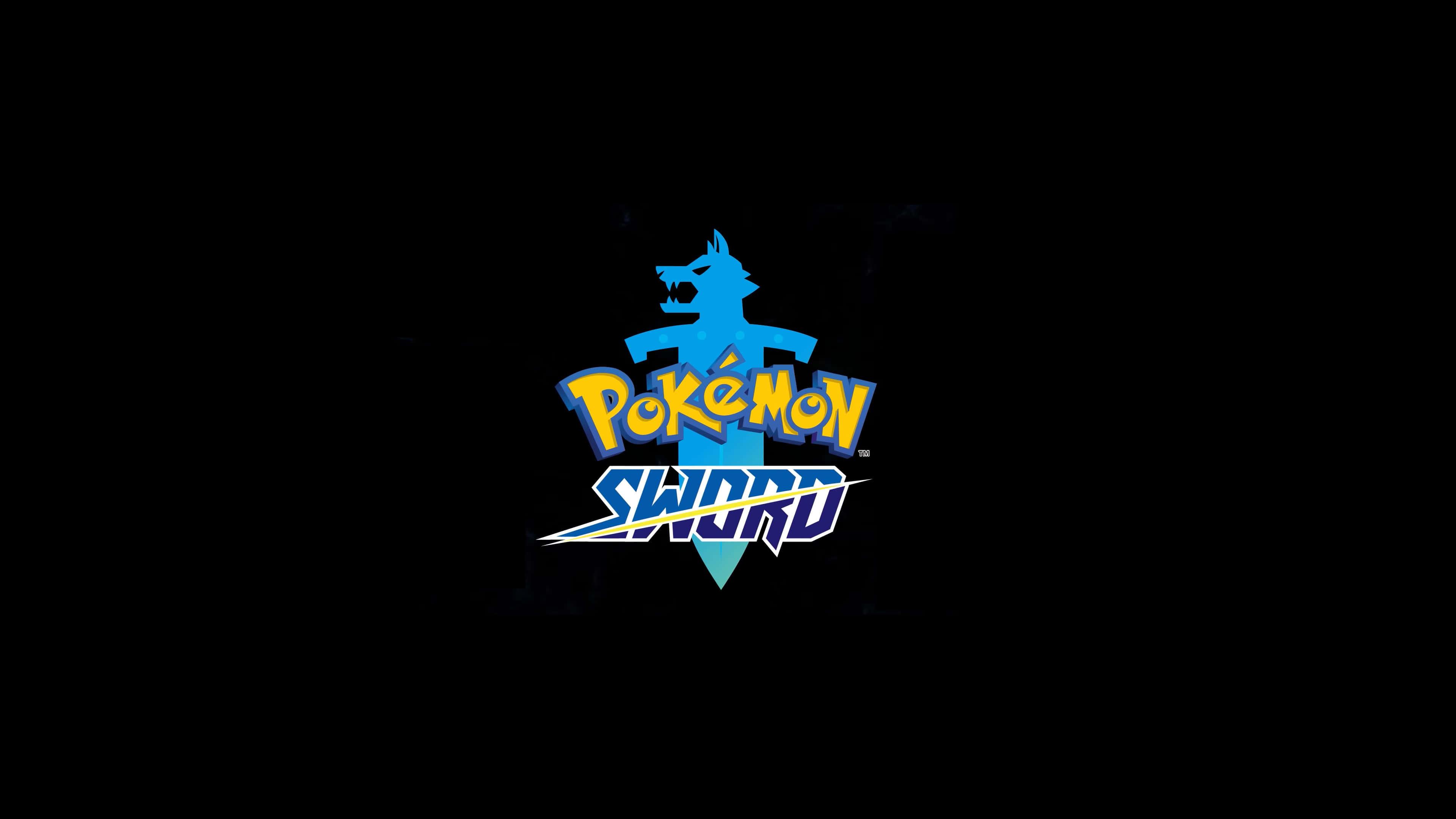 Pokemon Sword Logo UHD 4K Wallpaper