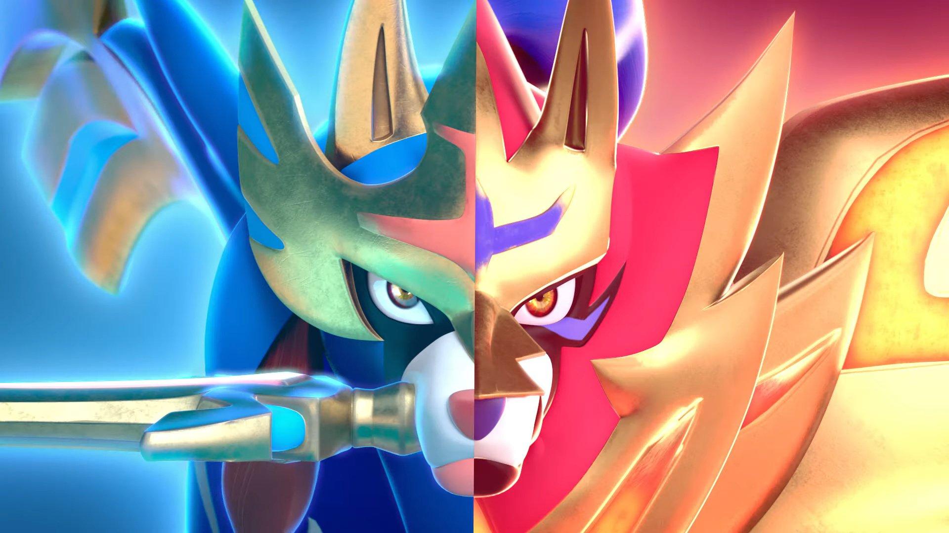 Zamazenta and Zacian Pokemon Sword and Shield 8K Wallpaper #10