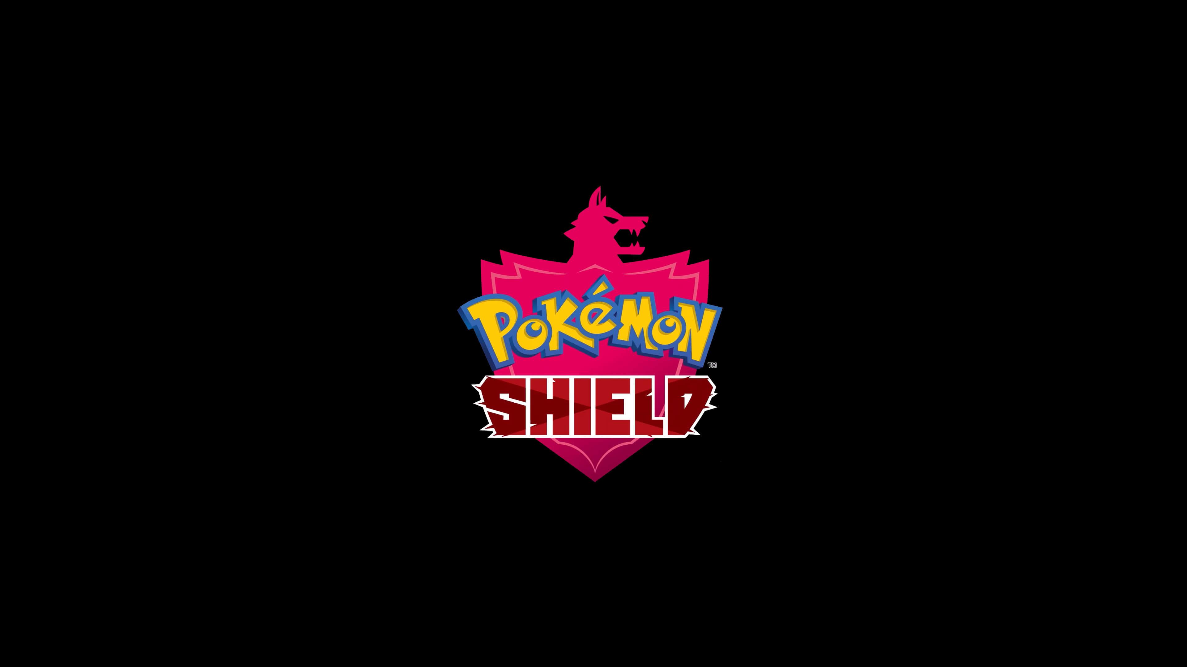 Pokemon Shield Logo UHD 4K Wallpaper