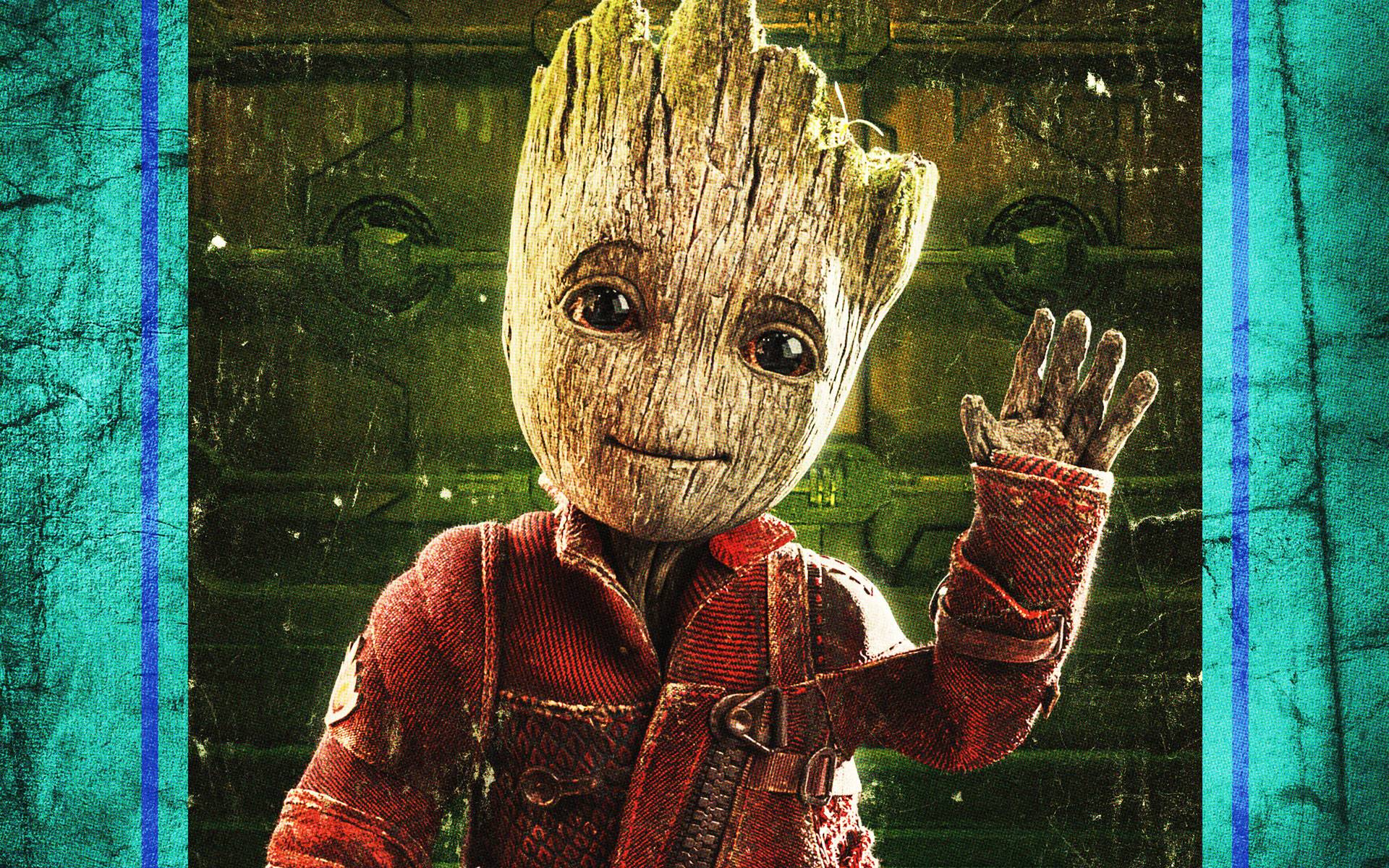 Guardians Of The Galaxy In Baby Groot HD Wallpaper