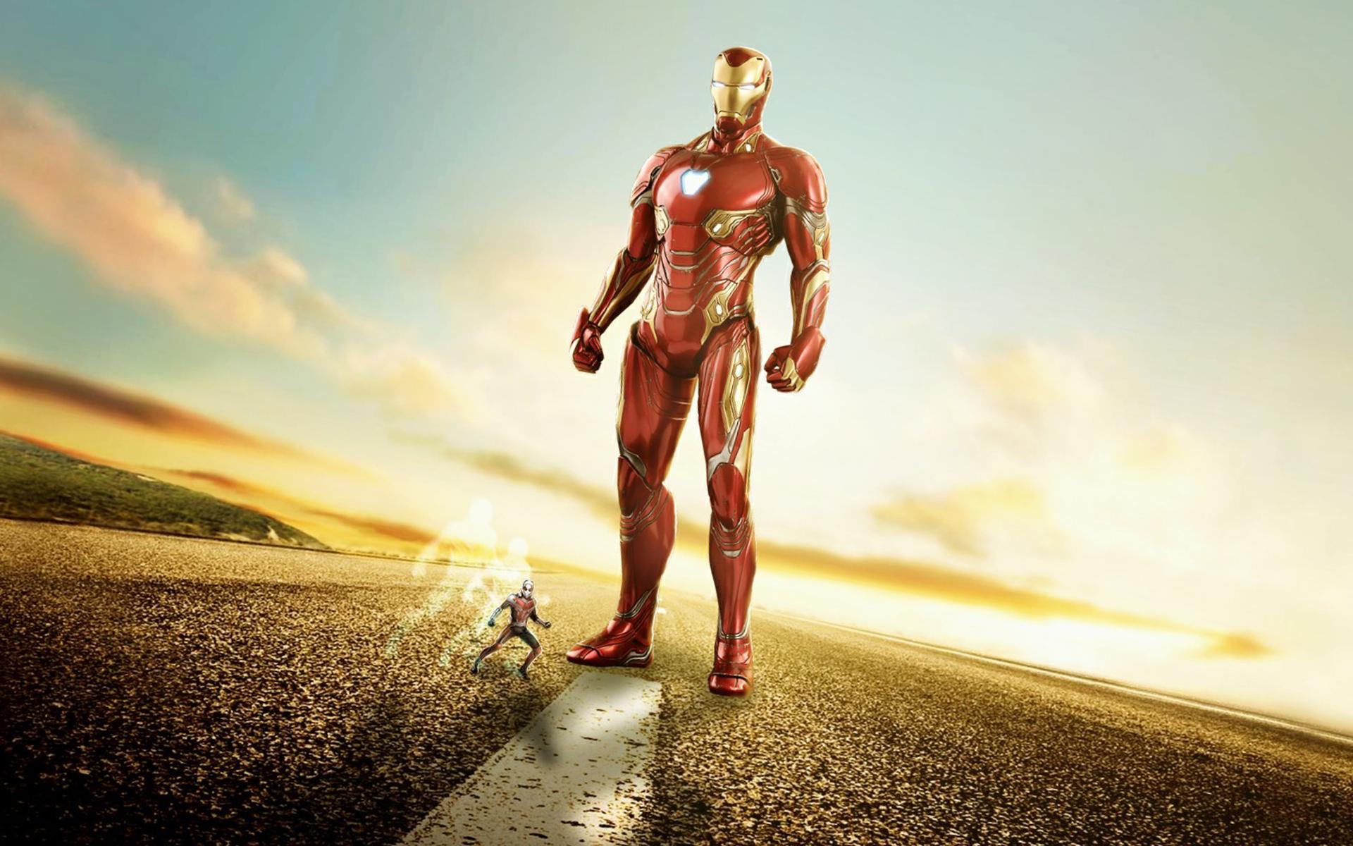 Iron Man And Ant Man, HD Superheroes, 4k Wallpaper, Image