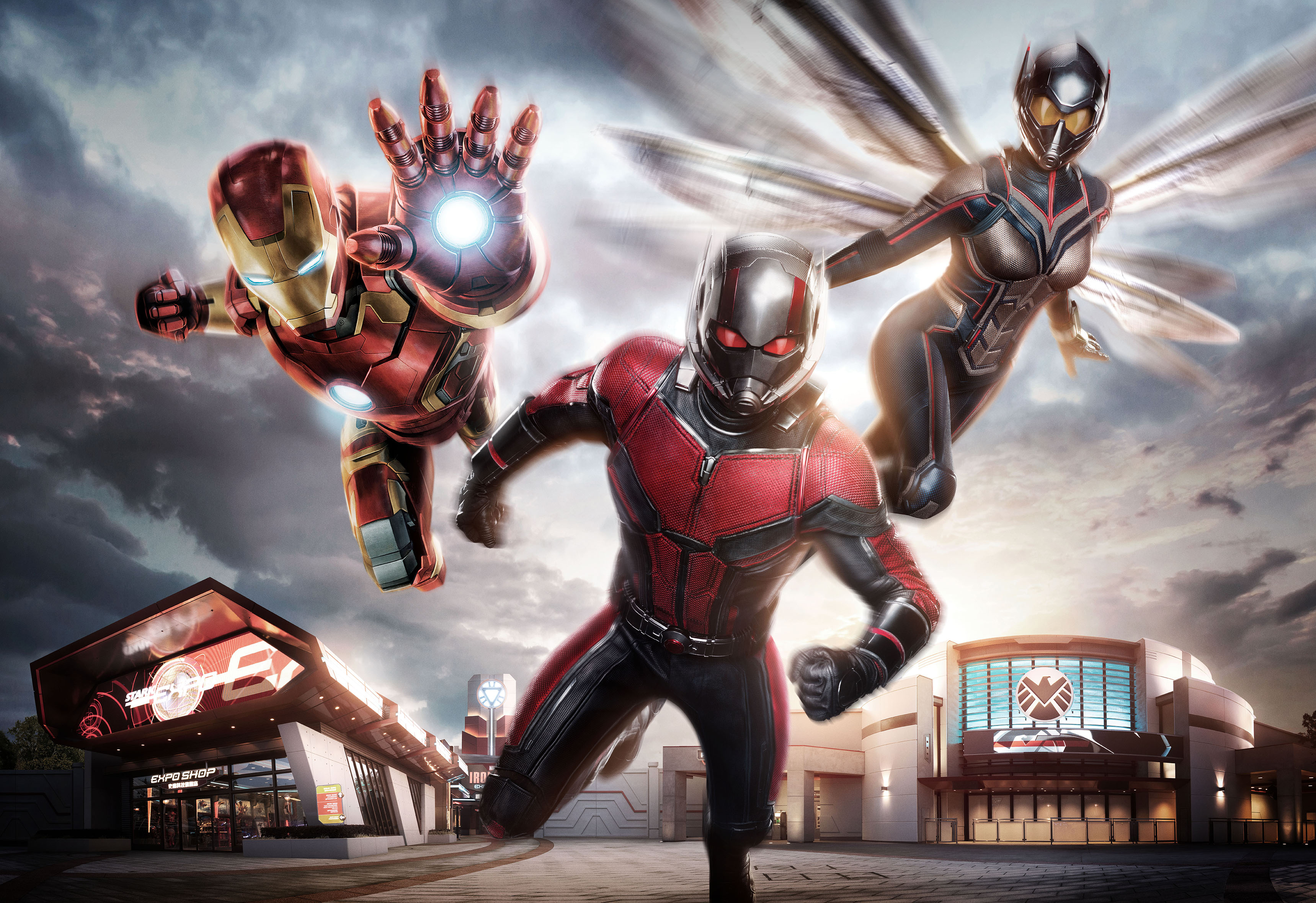 Iron Man Ant Man Wasp 4k, HD Superheroes, 4k Wallpaper, Image