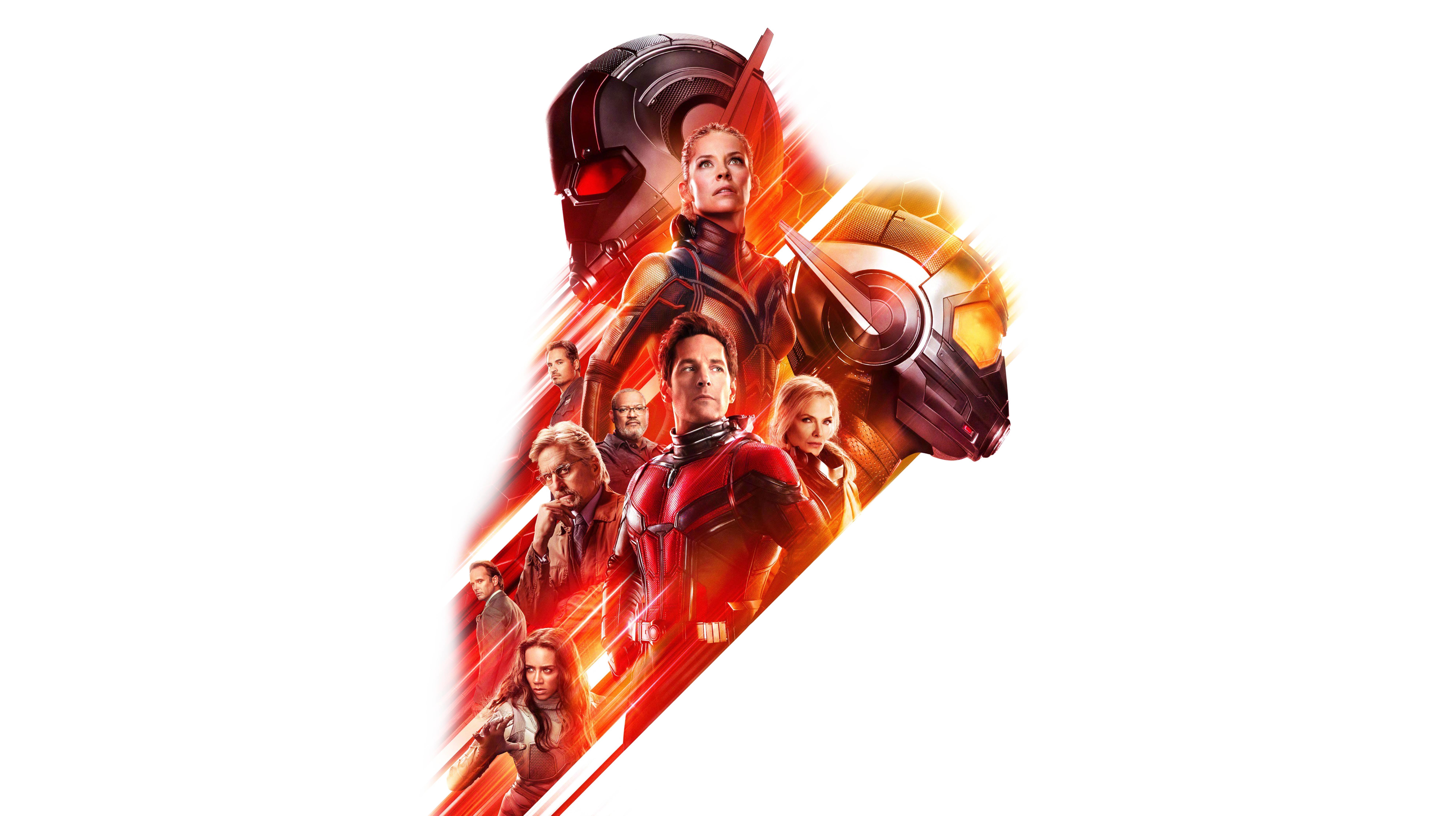 Ant Man And The Wasp Wallpaper 8K (White & Textless)