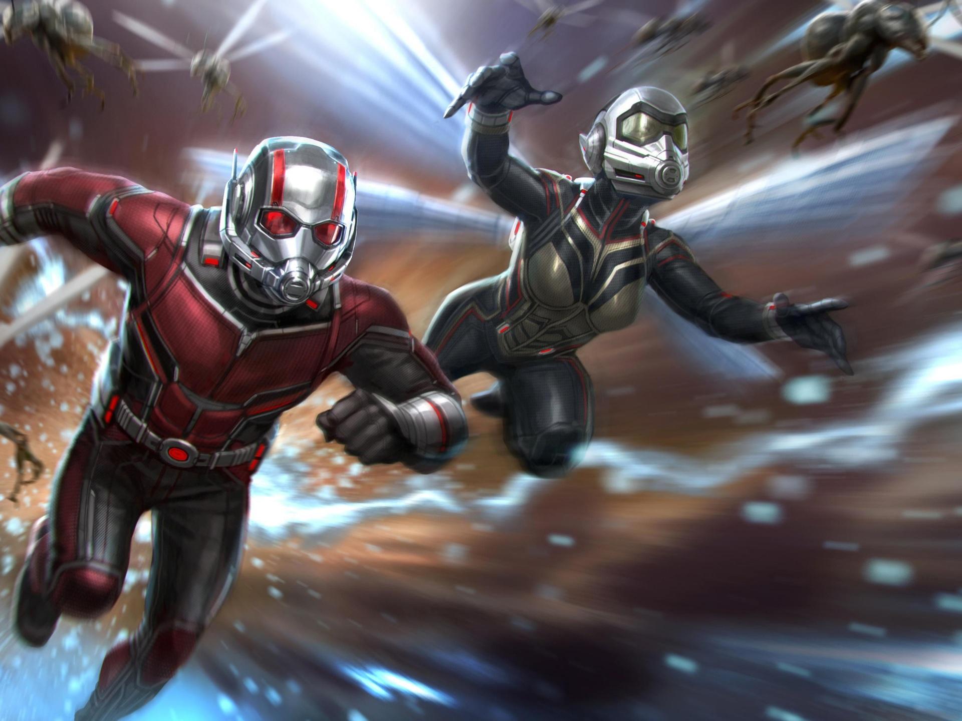 Wallpaper 4k Ant Man And The Wasp Movie Concept Art 2018 Movies