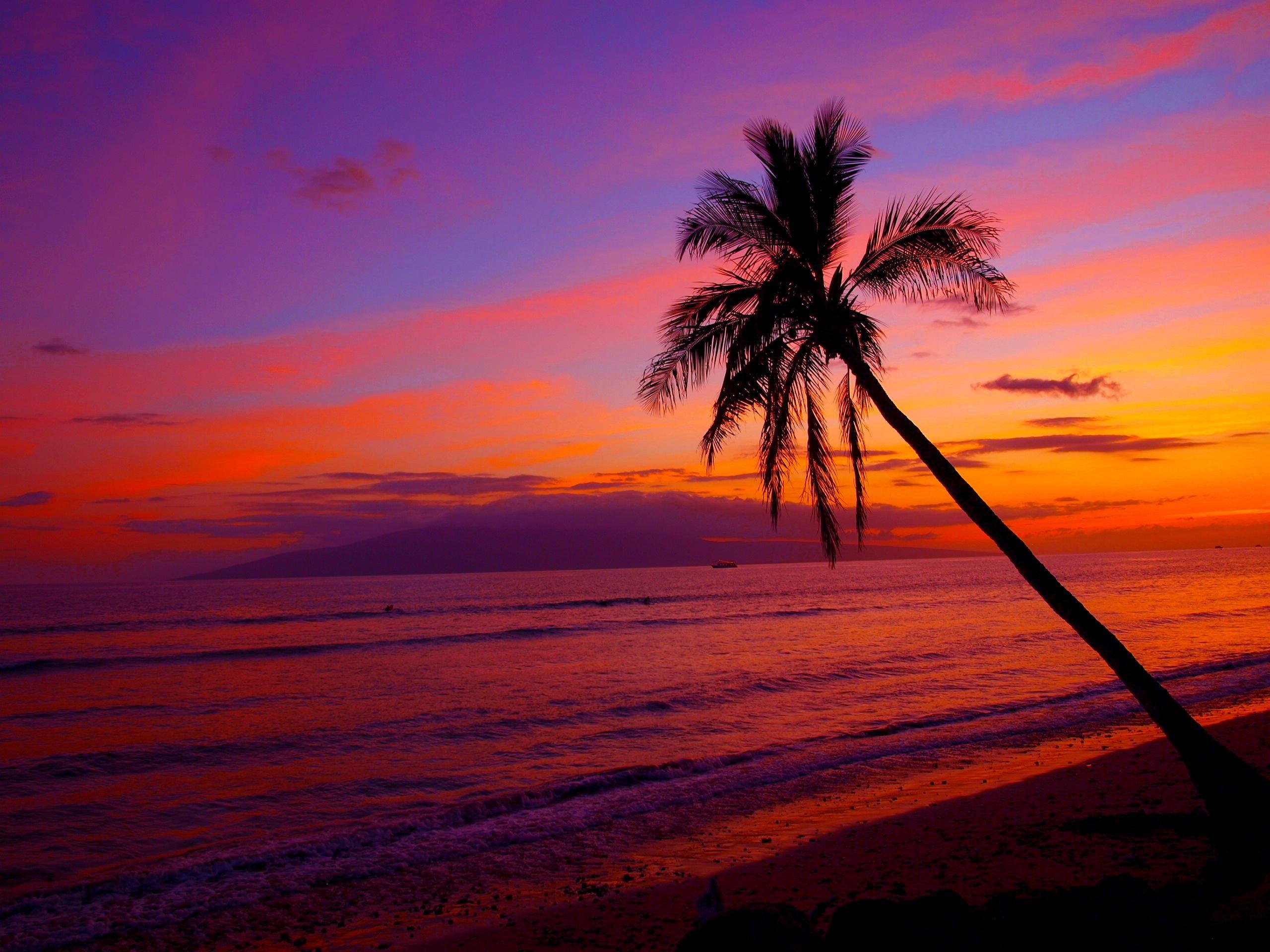Hawaii Sunset Wallpaper Desktop. Sunset beach hawaii, Sunset