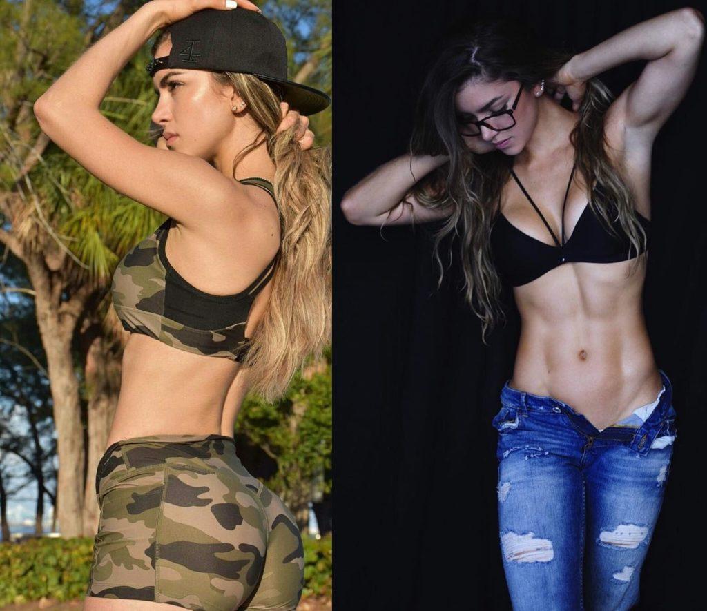 These 20 stunning photo of social media fitness star girl, Anllela