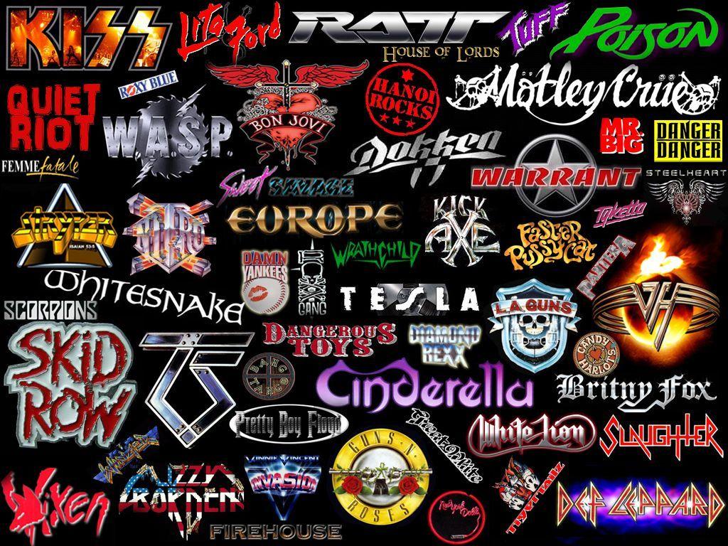 80s Rock Band Logo