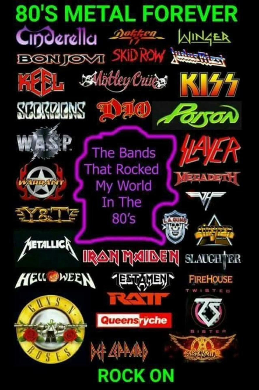 1980's hair metal bands