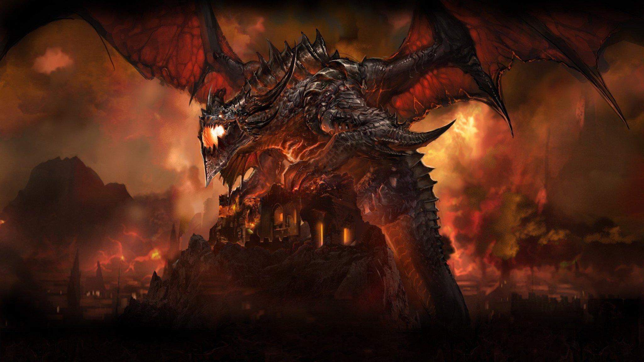 World Of Warcraft Dragon 2048x1152 Resolution HD 4k