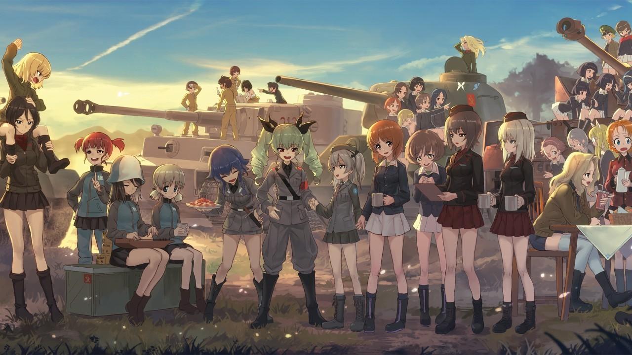 Download 1280x720 Girls Und Panzer, Anime Girls, Tanks, Military