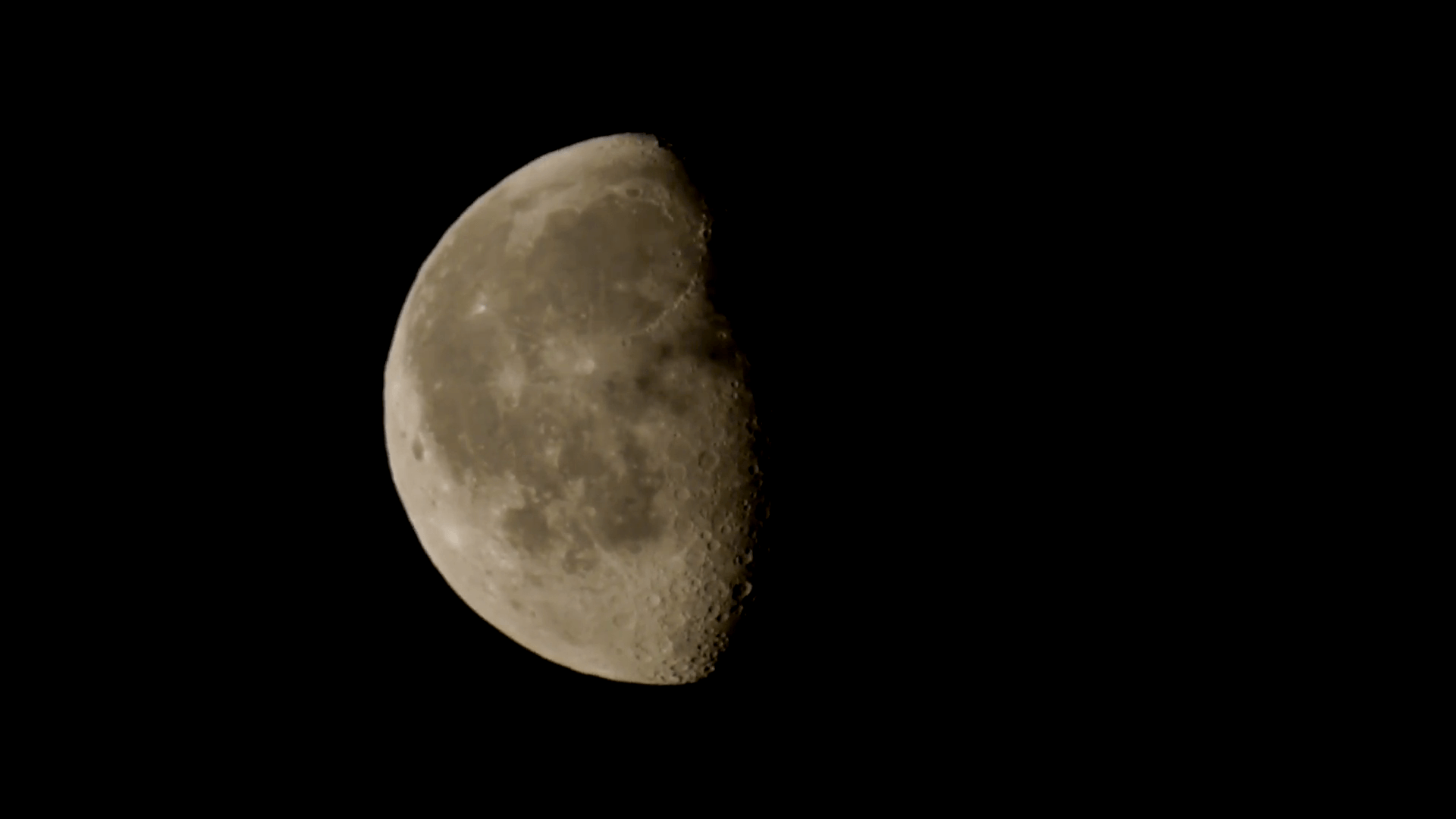 Moon. Waning gibbous Stock Video Footage