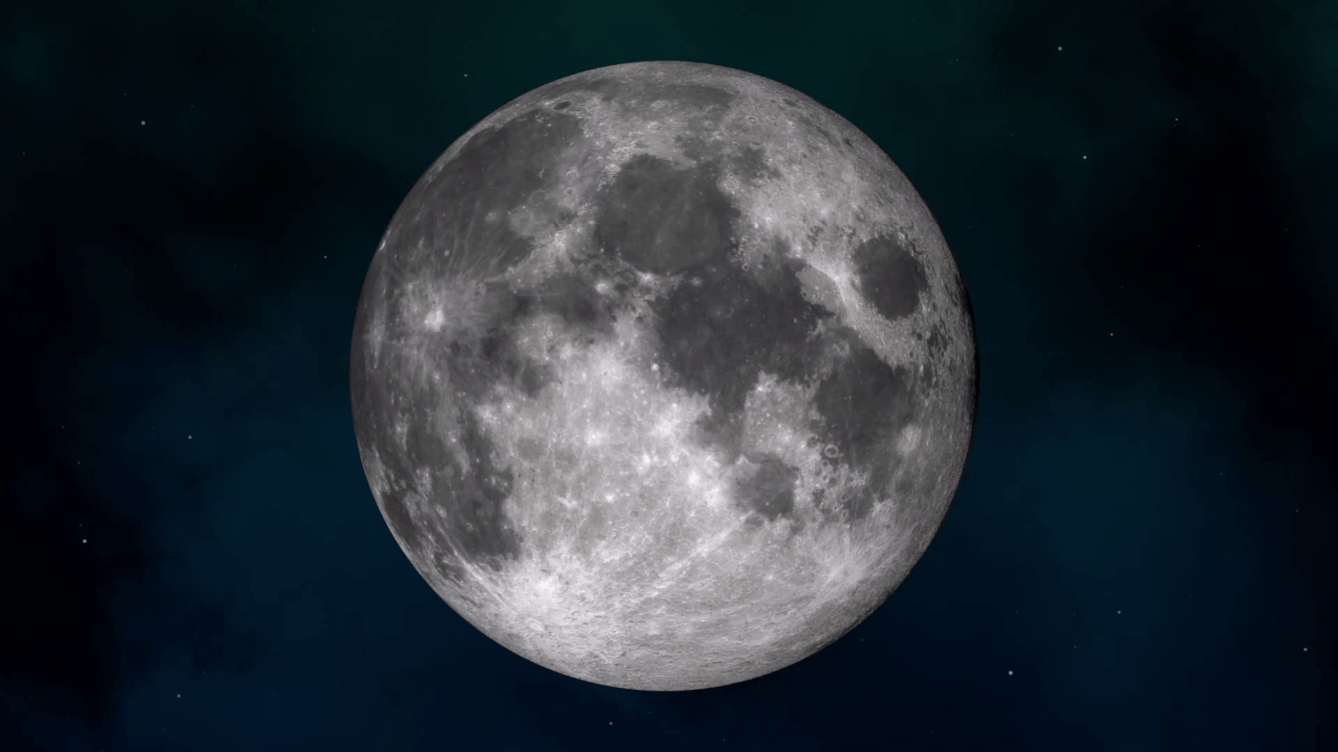 Full Moon Cycle (growing And Waning Moon). The Video Clip Is Made In Cinema 4D (render In 16bit Tiff Sequence). Finishing In After Effects. 360
