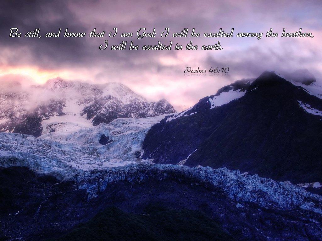Psalms 46:10 Wallpaper Wallpaper and Background