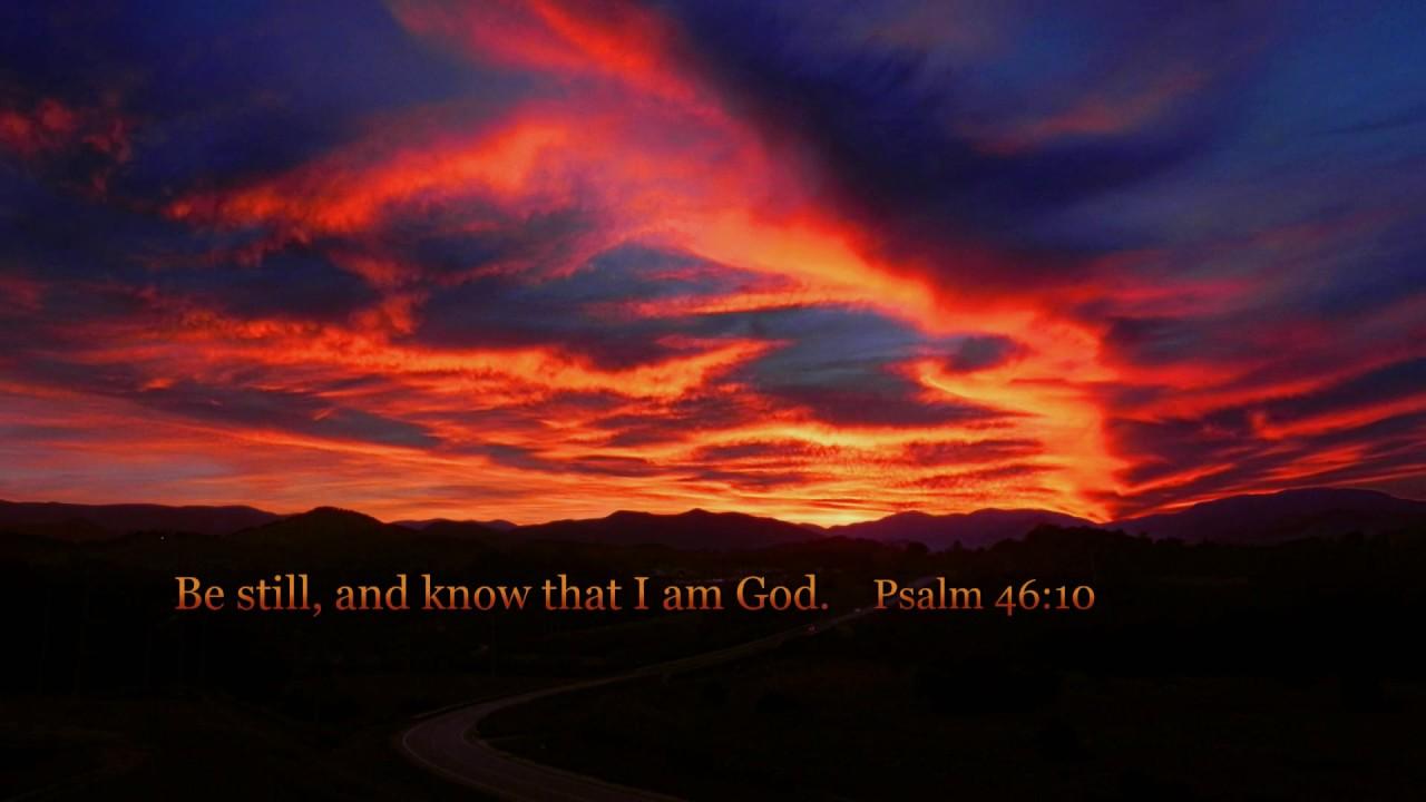 Sunset Over Franklin (Desktop Wallpaper: Psalm 46:10)