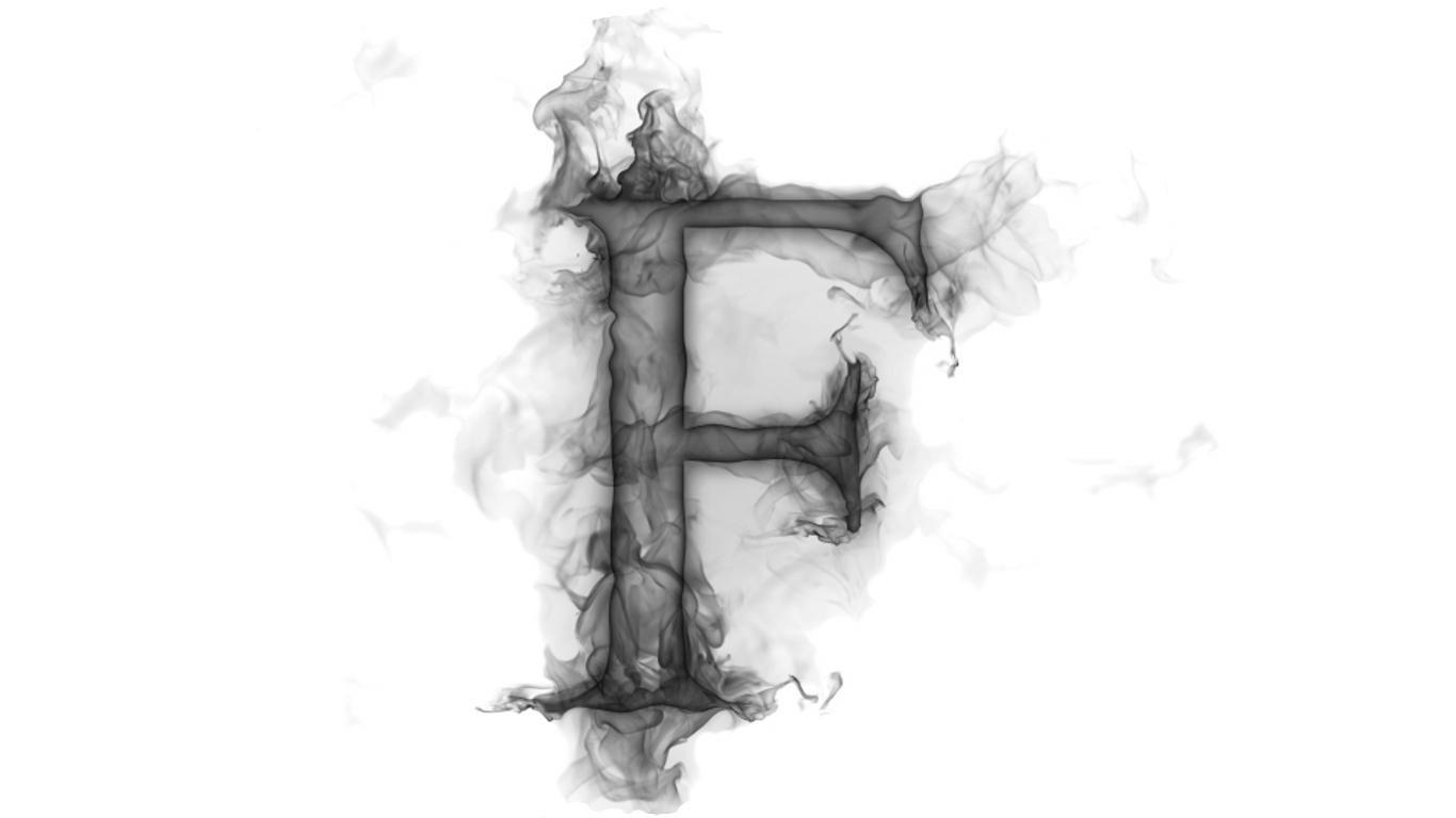 Fx768 Smoke Letter F Wallpaper Download. F for Finch