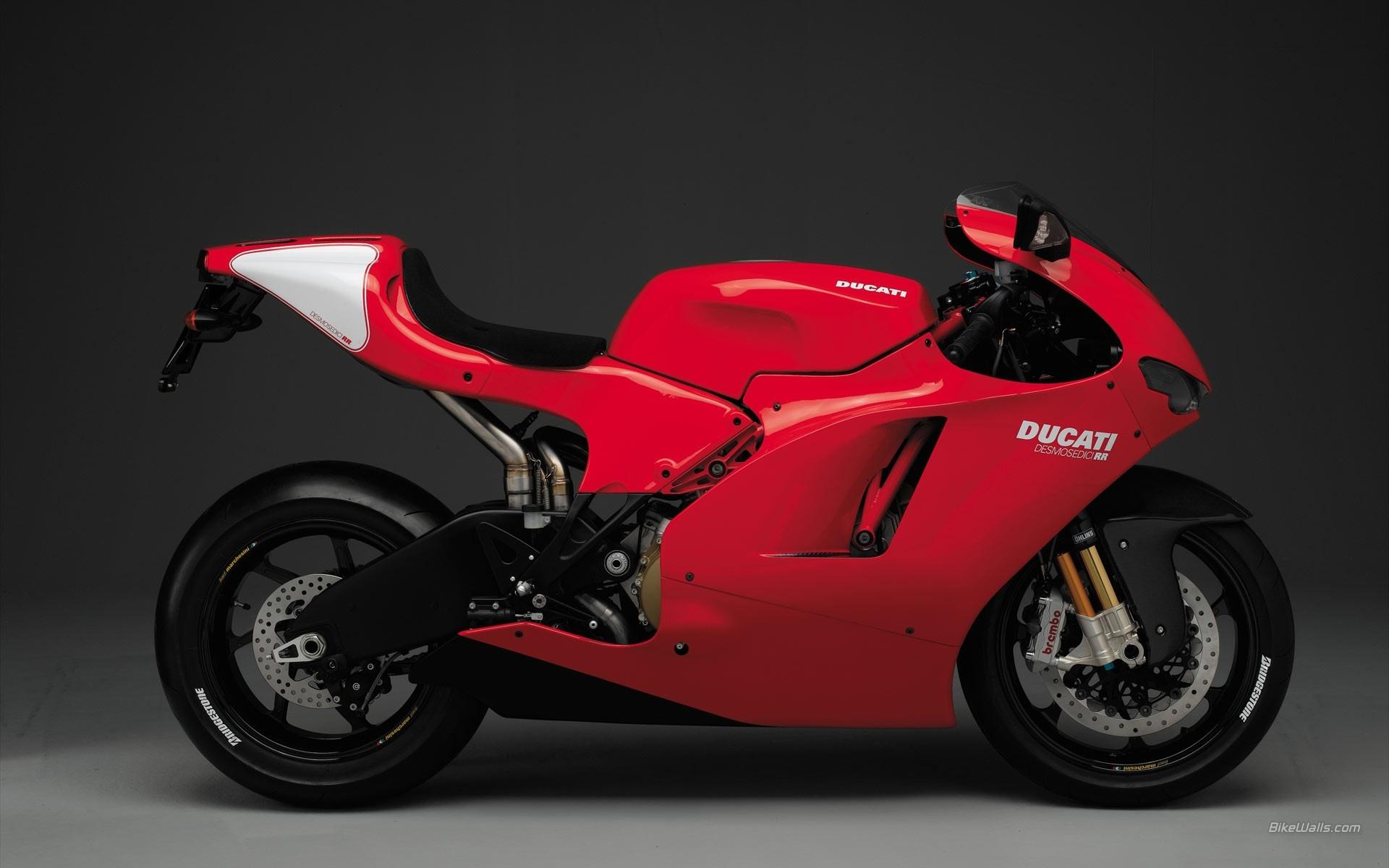 Download 1920x1200 Ducati Desmosedici Rr, Red, Side View, Motorcycle
