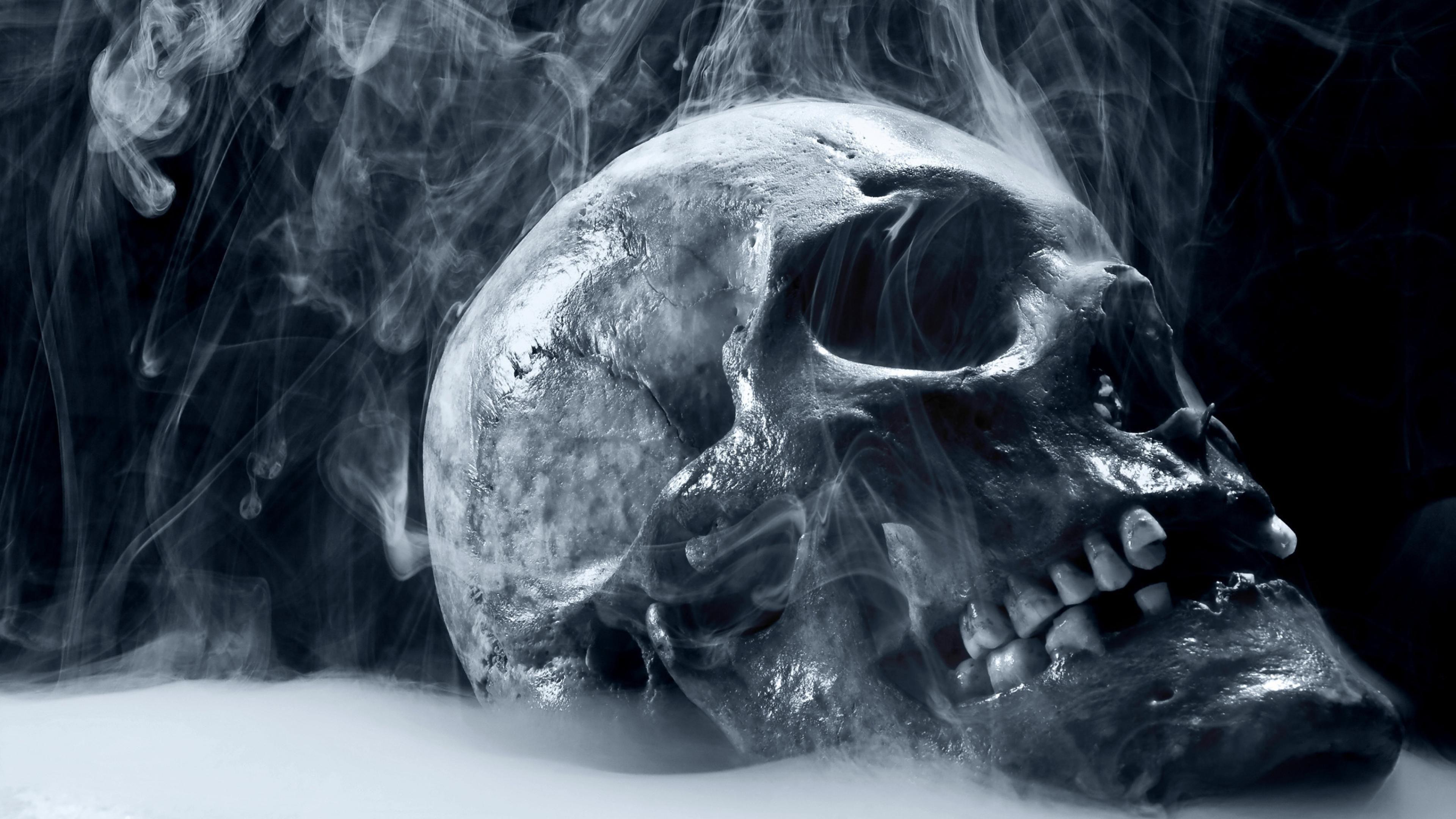 Skull Smoke Wallpaper 4k Ultra HD