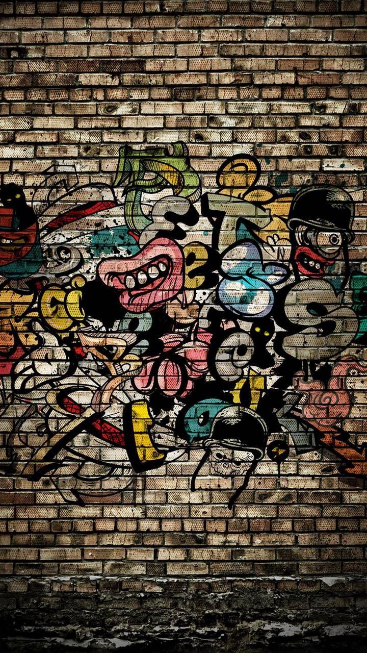 Graffiti Wall. mis wallpaper. Wall wallpaper, Graffiti